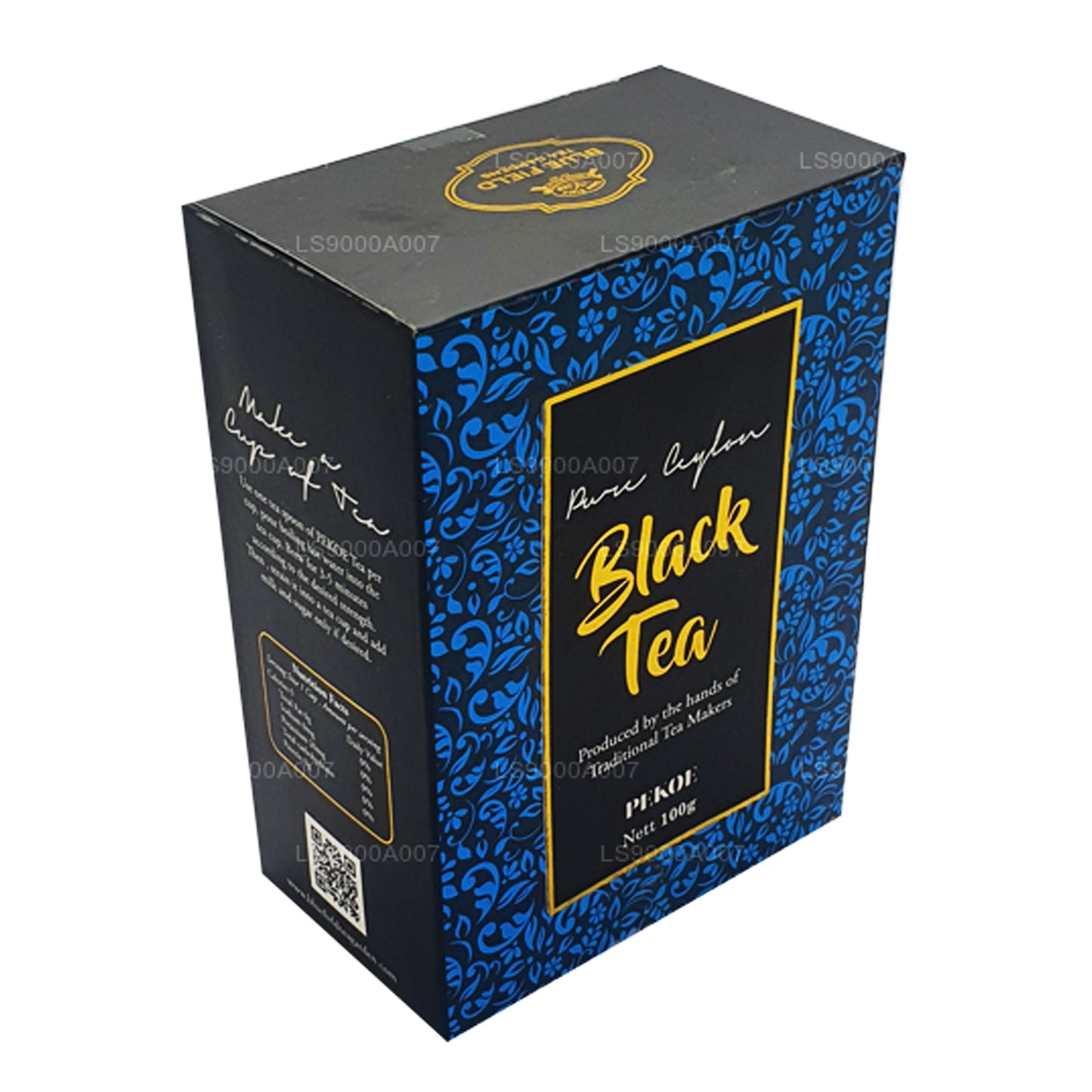 Mavi Alan Saf Seylan PEKOE Grade Siyah Gevşek Çay (100g)