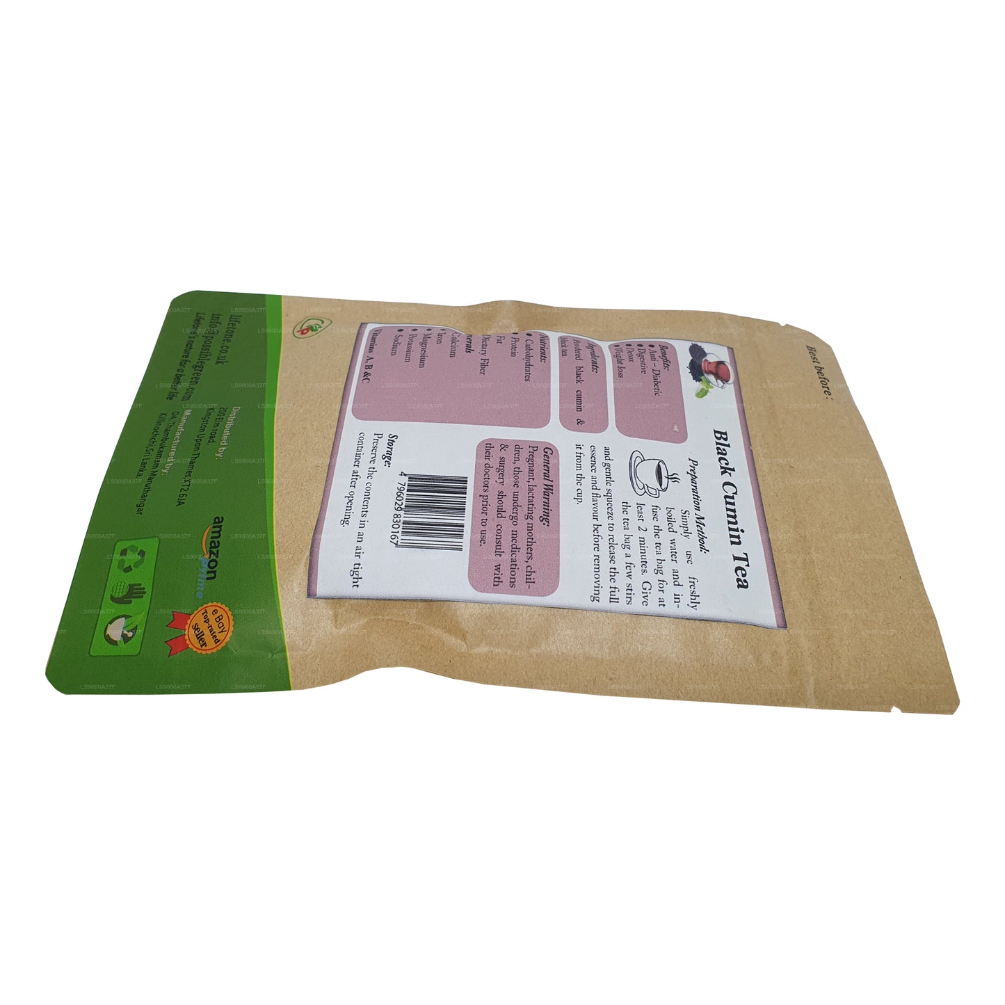 Lifetone Siyah Kimyon Çayı (40g)