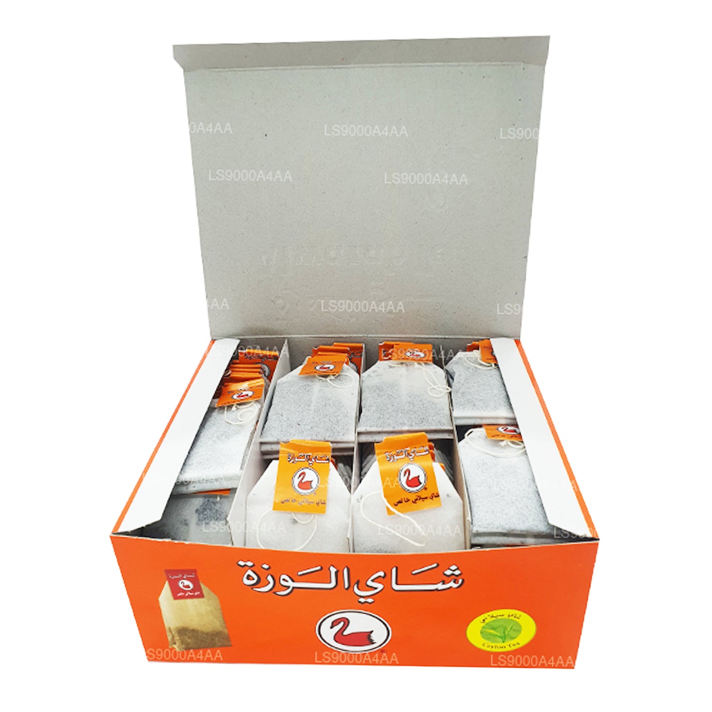 Alwazah Saf Seylan Siyah Çay 100 Çay Poşetleri (200g)