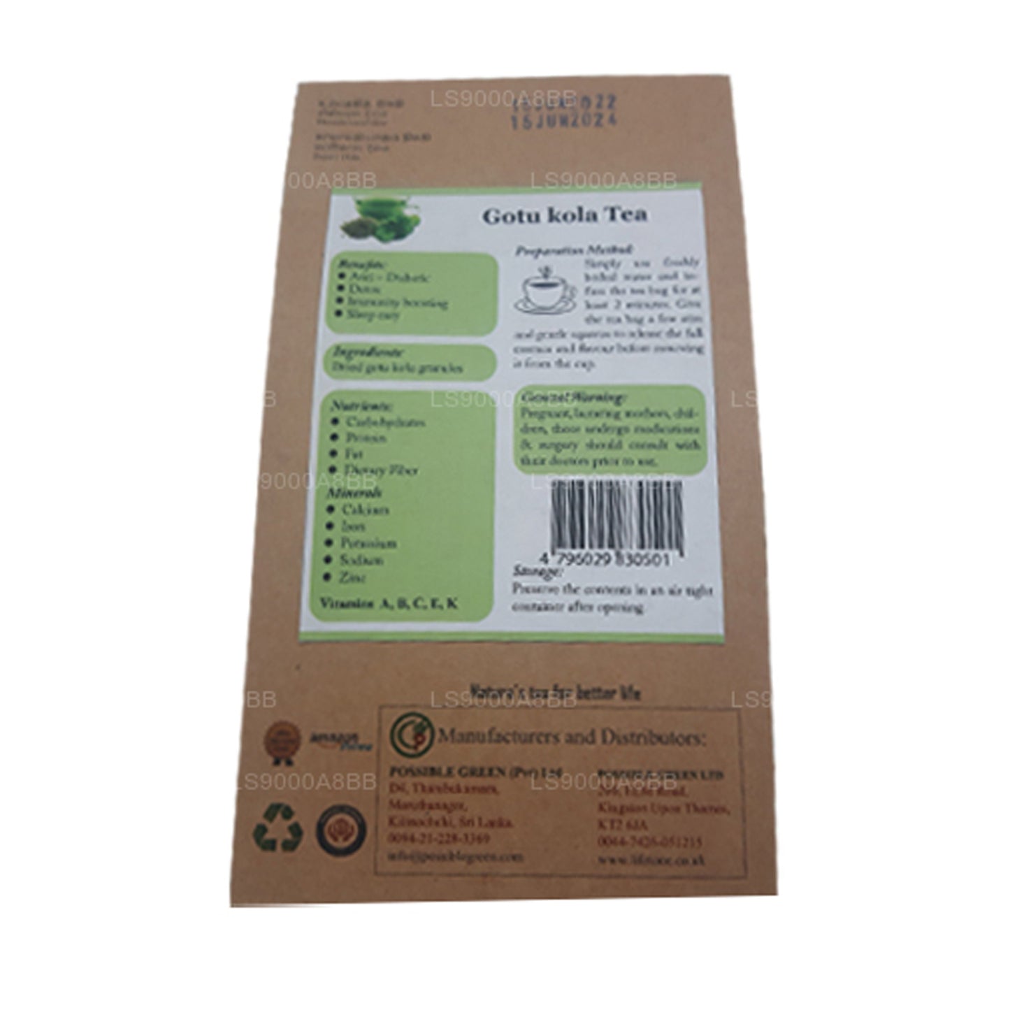 Lifetone Gotukola Çayı (30g)