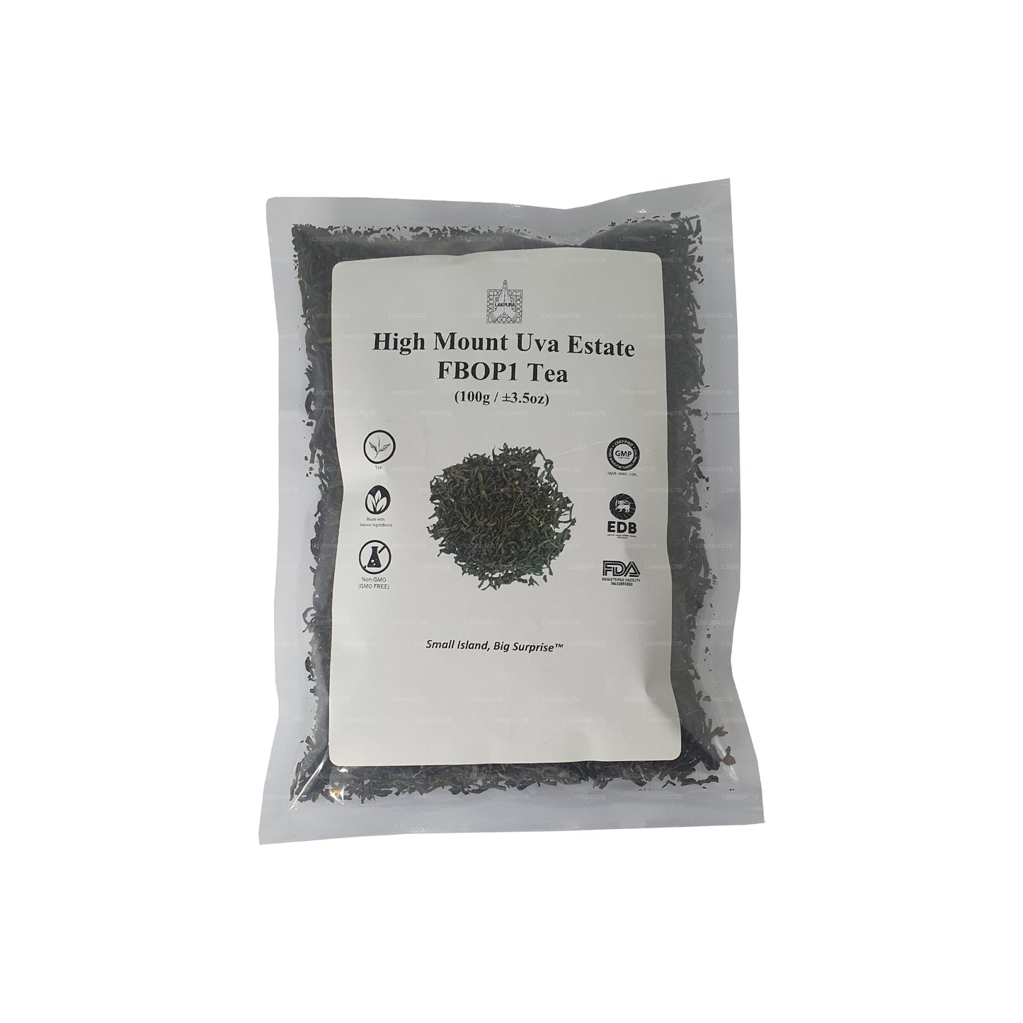 Lakpura® Uva High Mount Uva Estate FBOP1 Tea (100g)