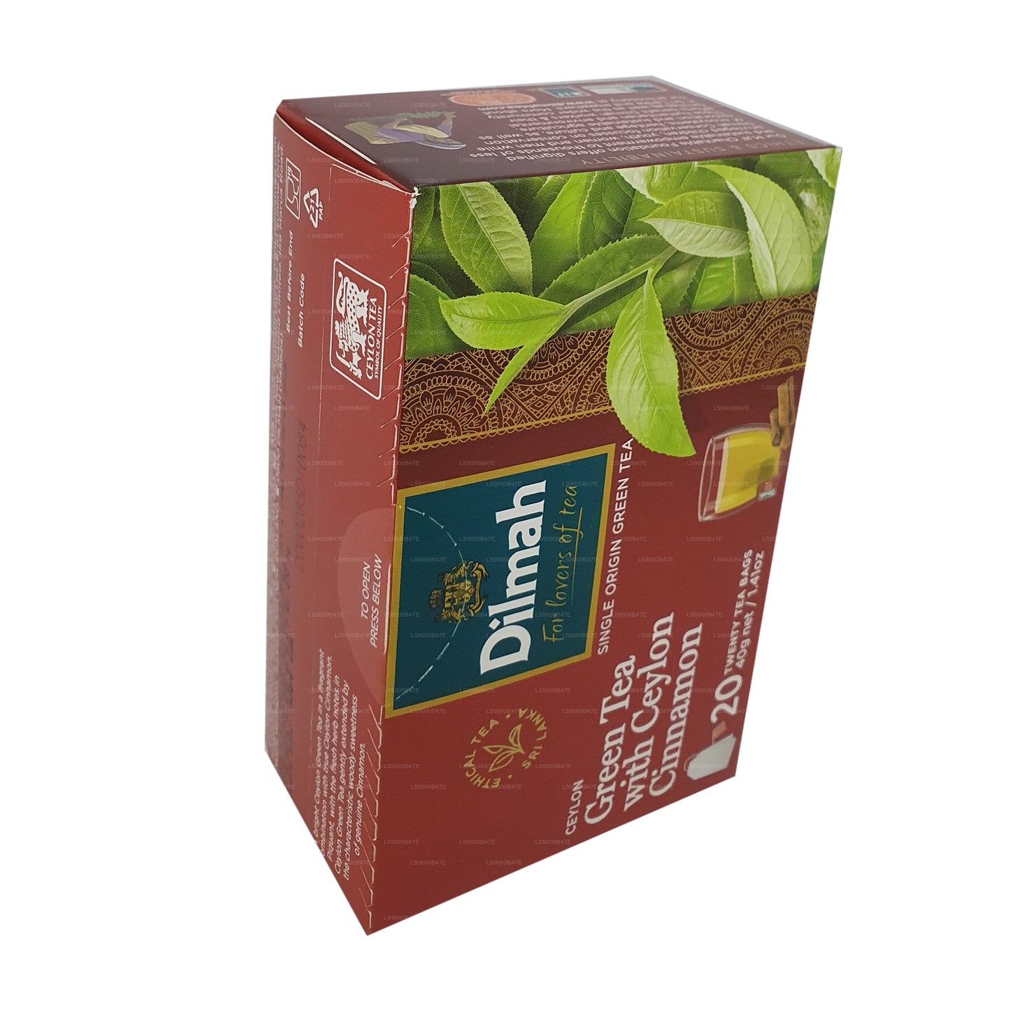 Dilmah Seylan Yeşil Çay Seylan Tarçınlı (40g) 20 Poşet Çay