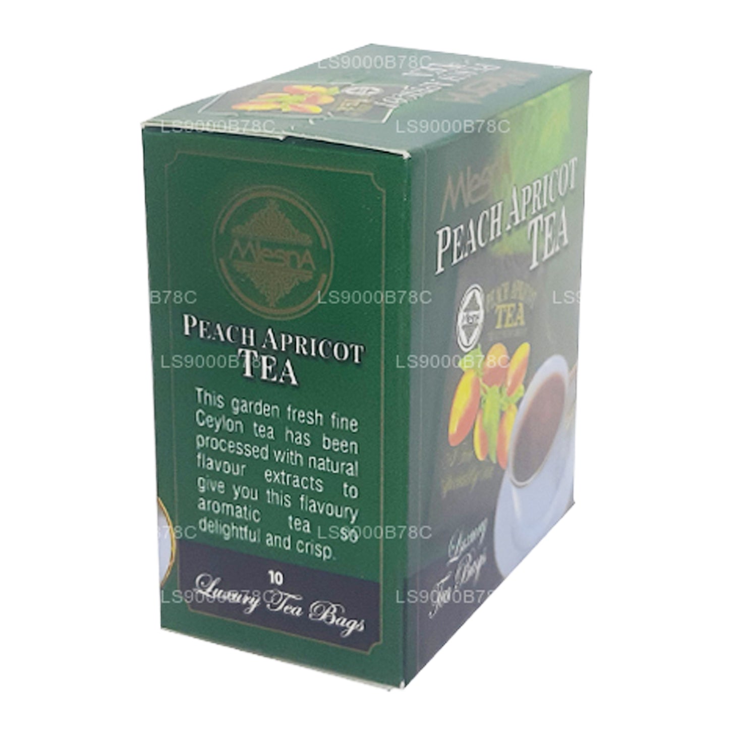 Mlesna Şeftali Kayısı Çayı (20g) 10 Lüks Çay Poşeti