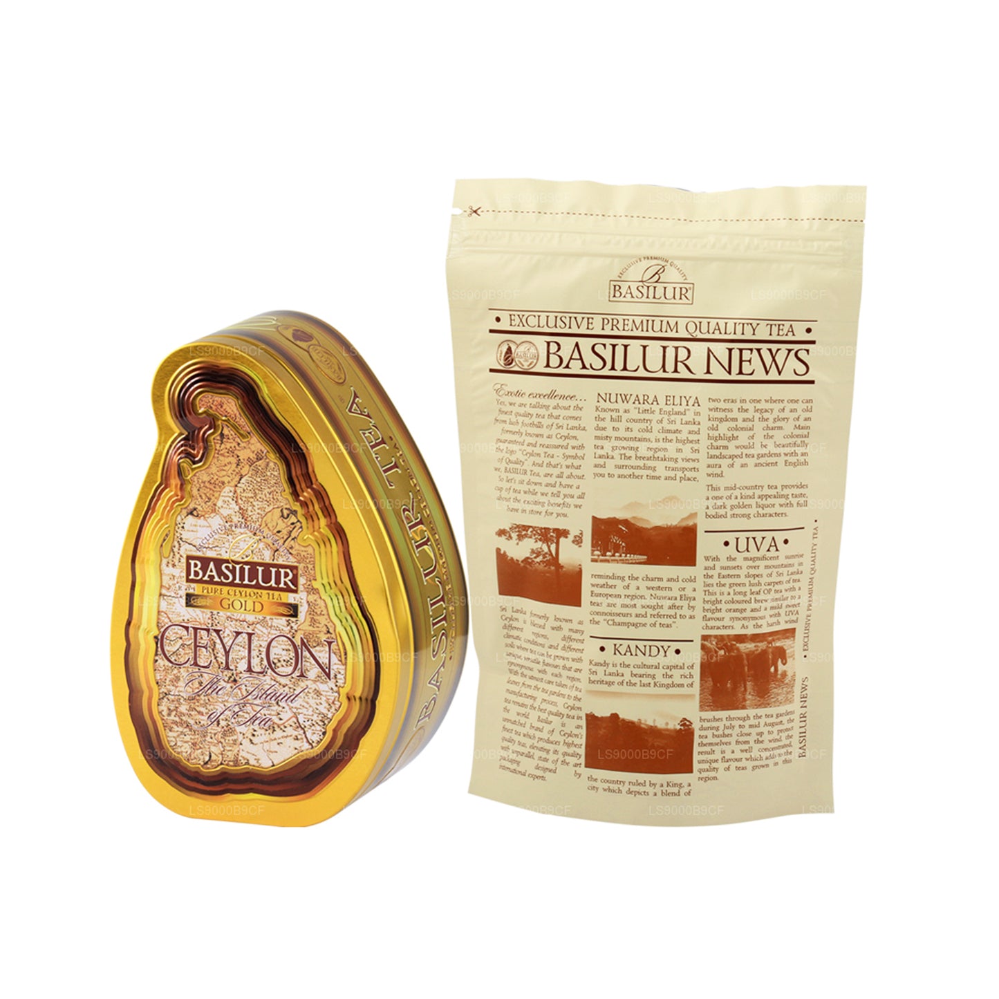 Çay Basilur Adası “Altın” (100g) Caddy