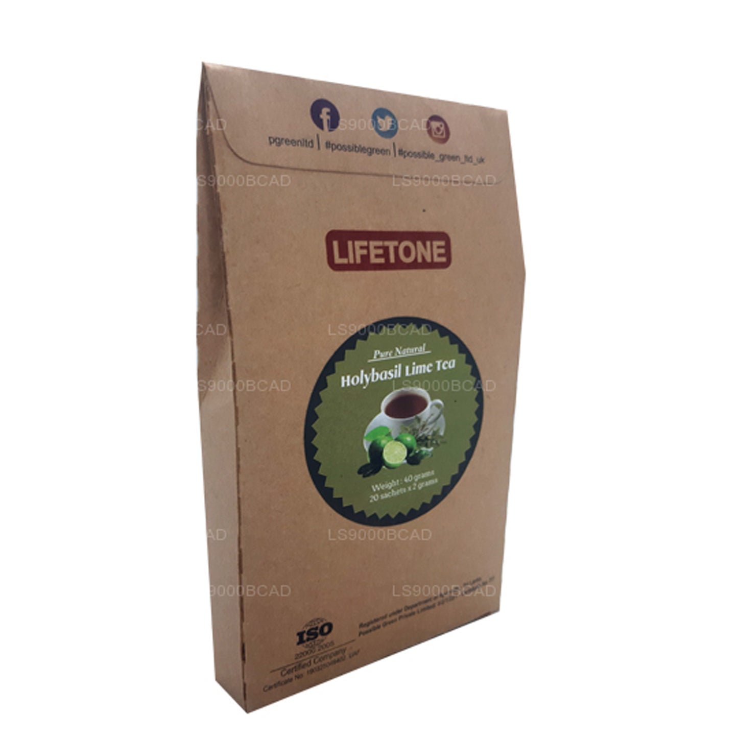 Lifetone Kutsal Fesleğen Kireç Çayı (40g)