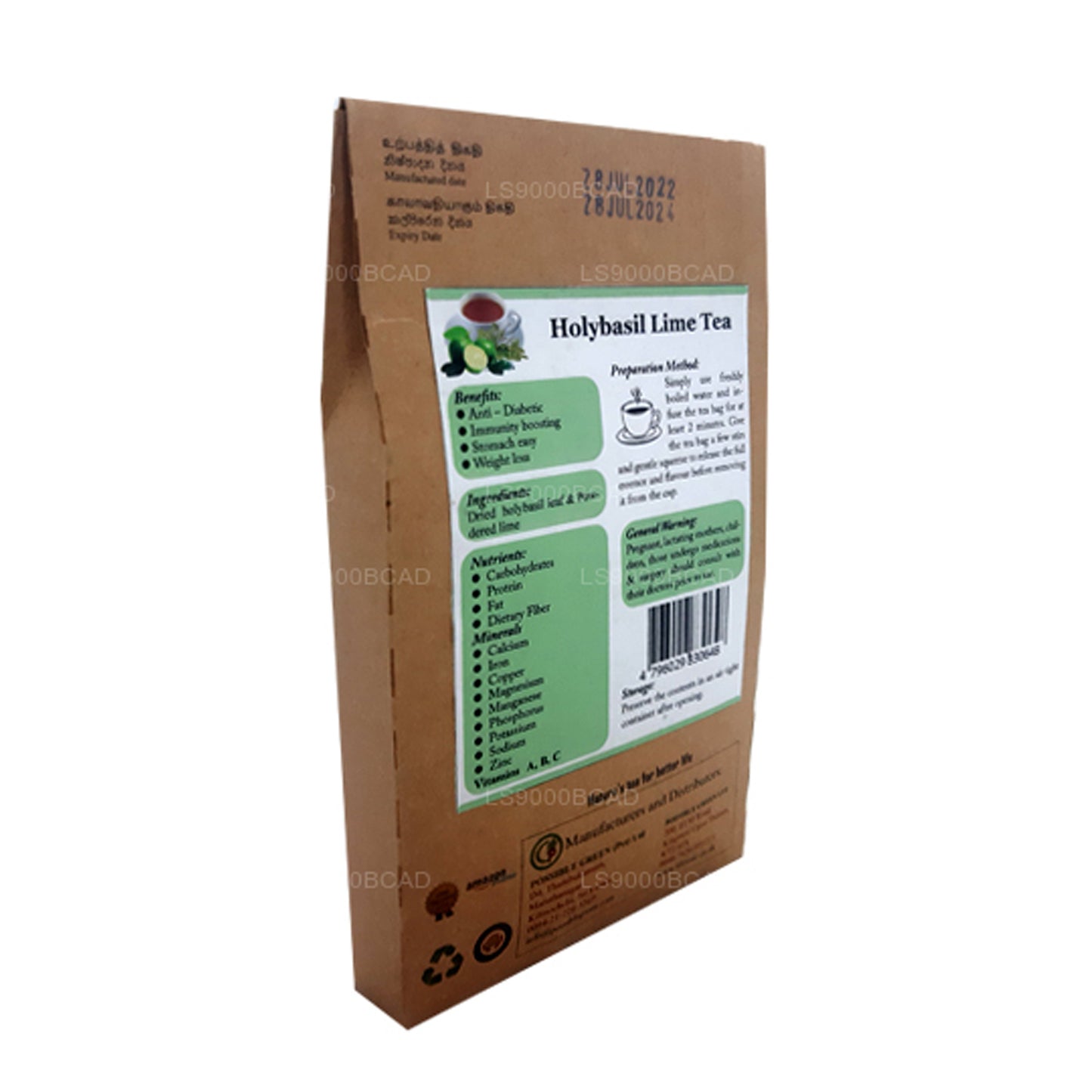 Lifetone Kutsal Fesleğen Kireç Çayı (40g)