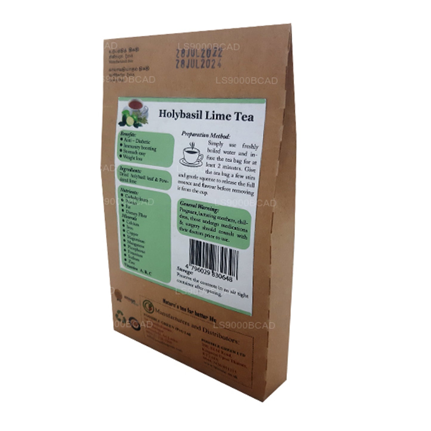 Lifetone Kutsal Fesleğen Kireç Çayı (40g)