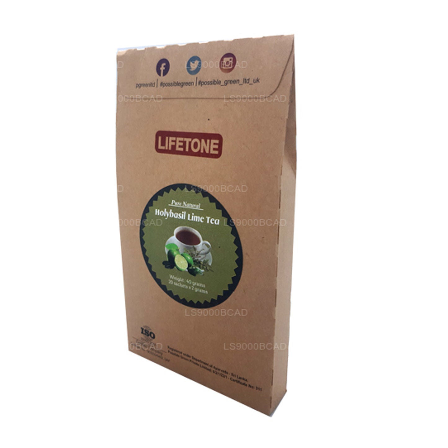 Lifetone Kutsal Fesleğen Kireç Çayı (40g)