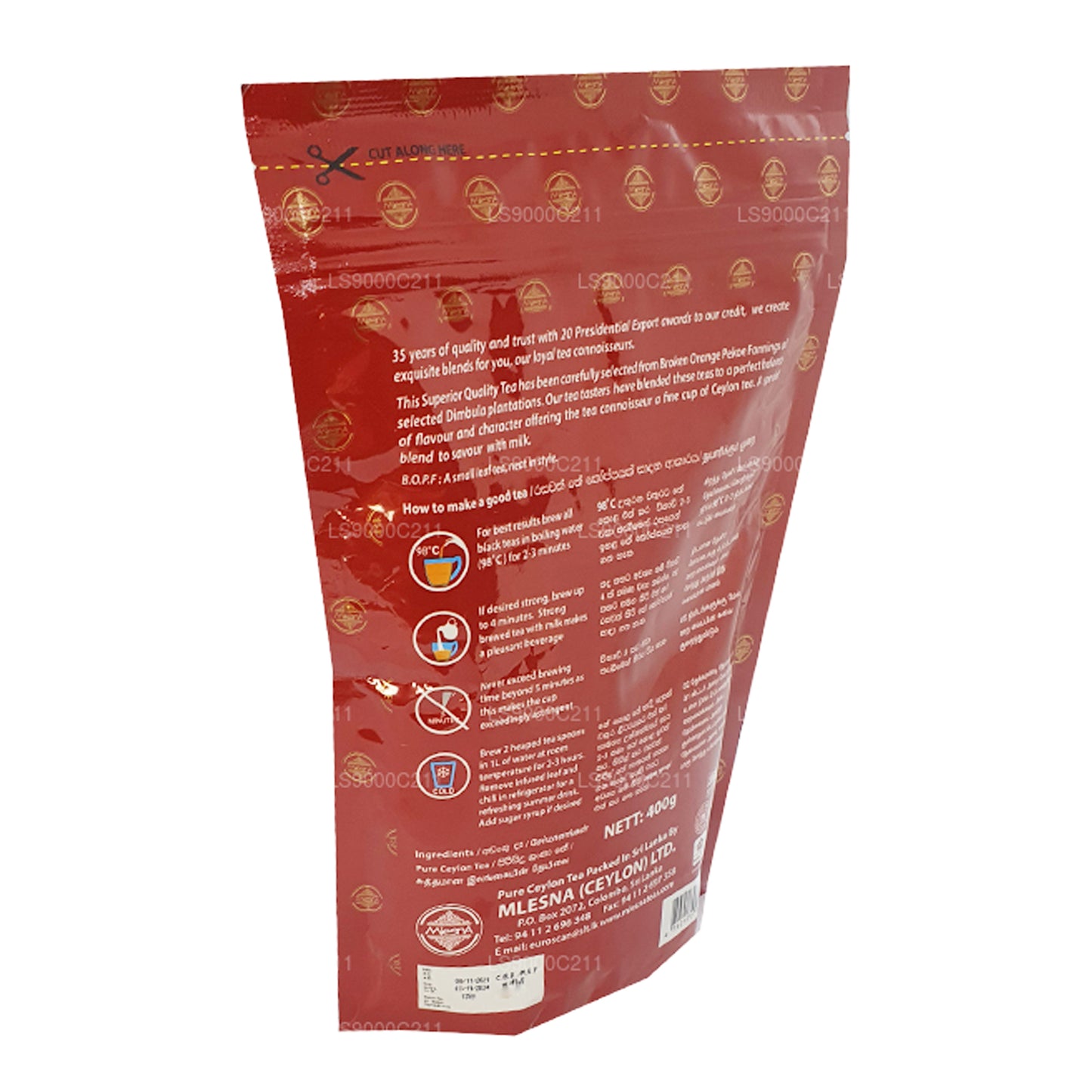 Mlesna Güçlü Demleme Çayı (400g)