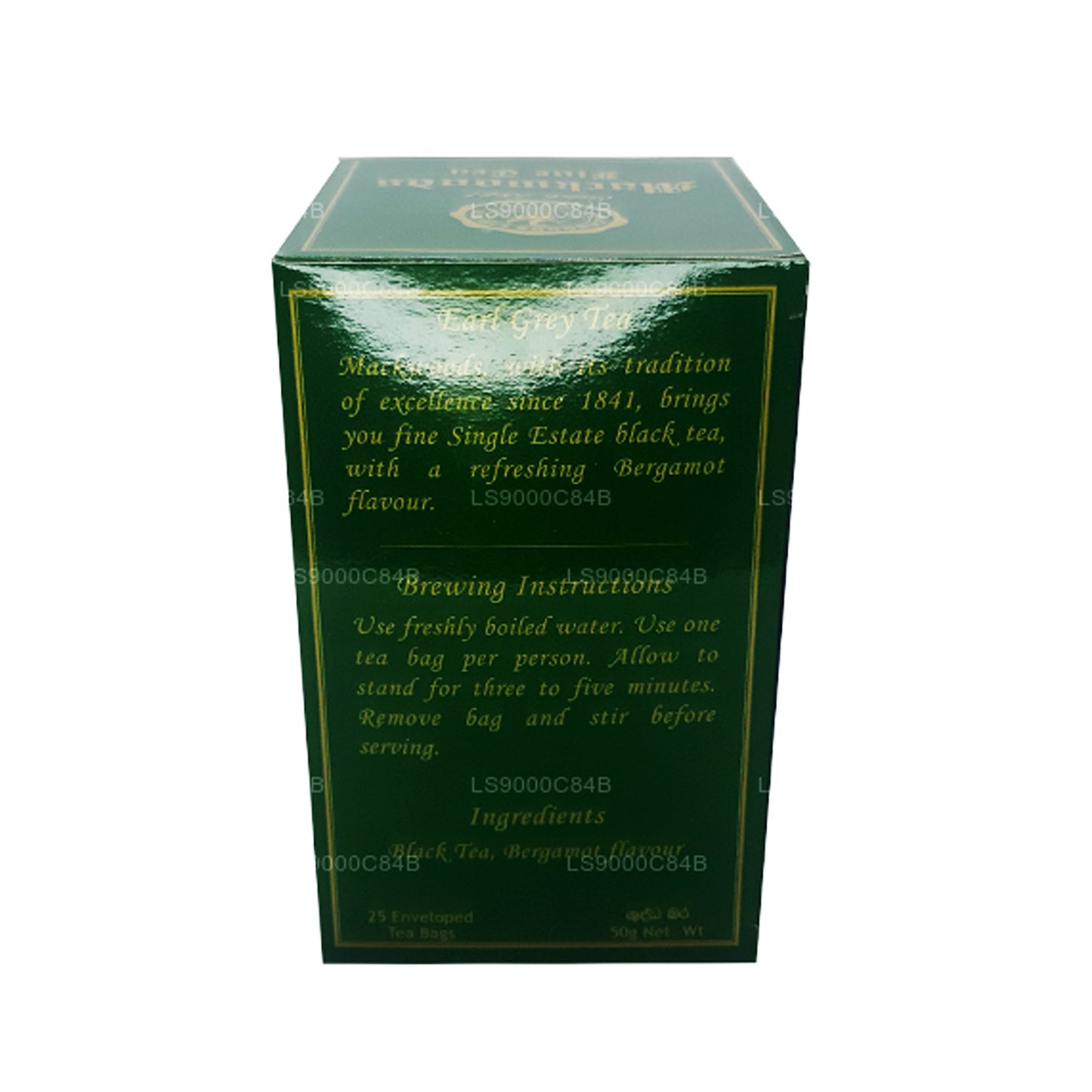 Mackwoods Earl Grey Çay (50g) 25 Çay Poşeti