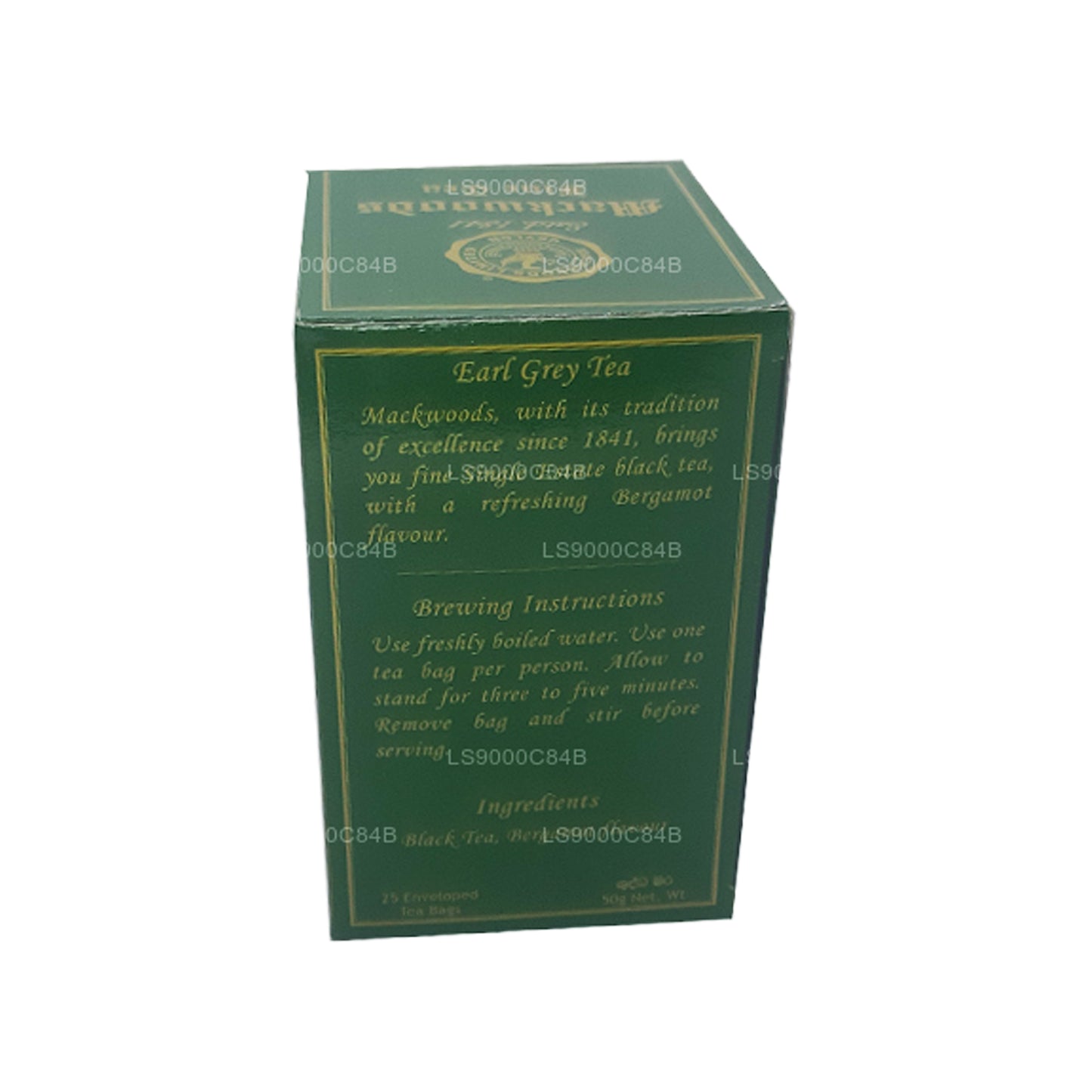 Mackwoods Earl Grey Çay (50g) 25 Çay Poşeti
