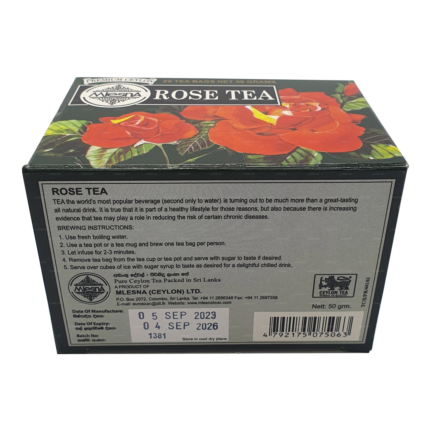 Mlesna Gül Çayı (50g) 25 Çay Poşeti