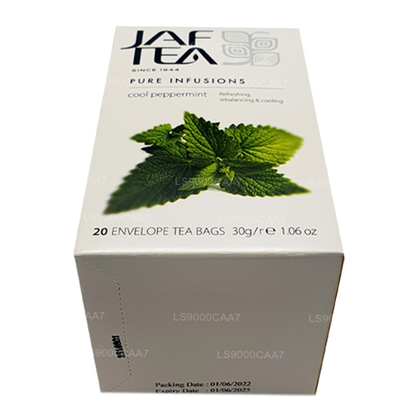Jaf Tea Pure Infusions Collection Soğuk Nane Folyo Zarflı Çay Poşetleri (30g)