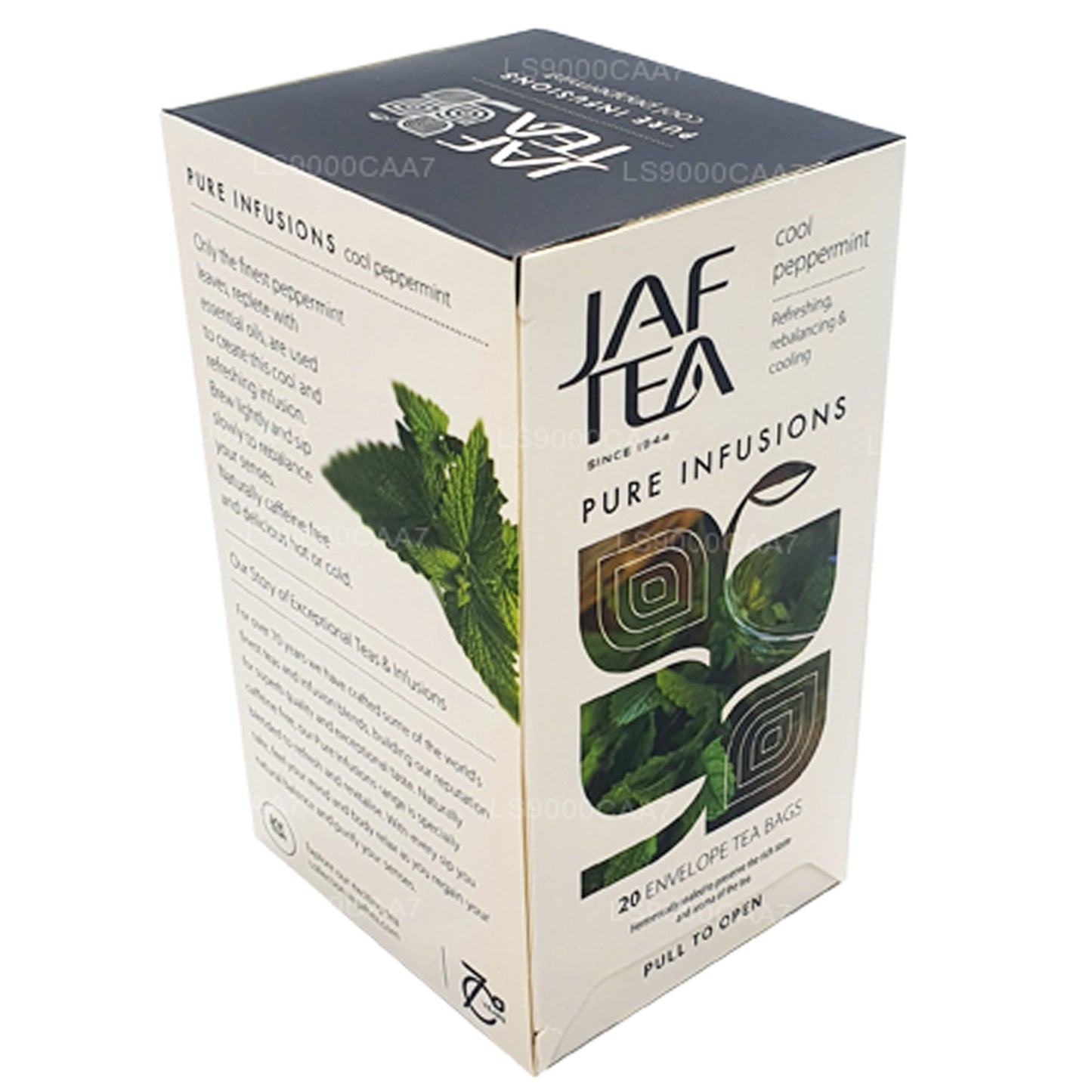 Jaf Tea Pure Infusions Collection Soğuk Nane Folyo Zarflı Çay Poşetleri (30g)