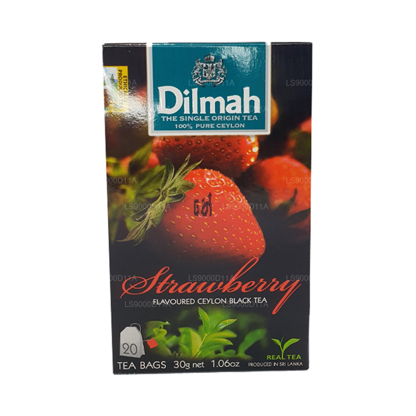 Dilmah Çilek Aromalı Seylan Siyah Çay (30g) 20 Çay Poşeti