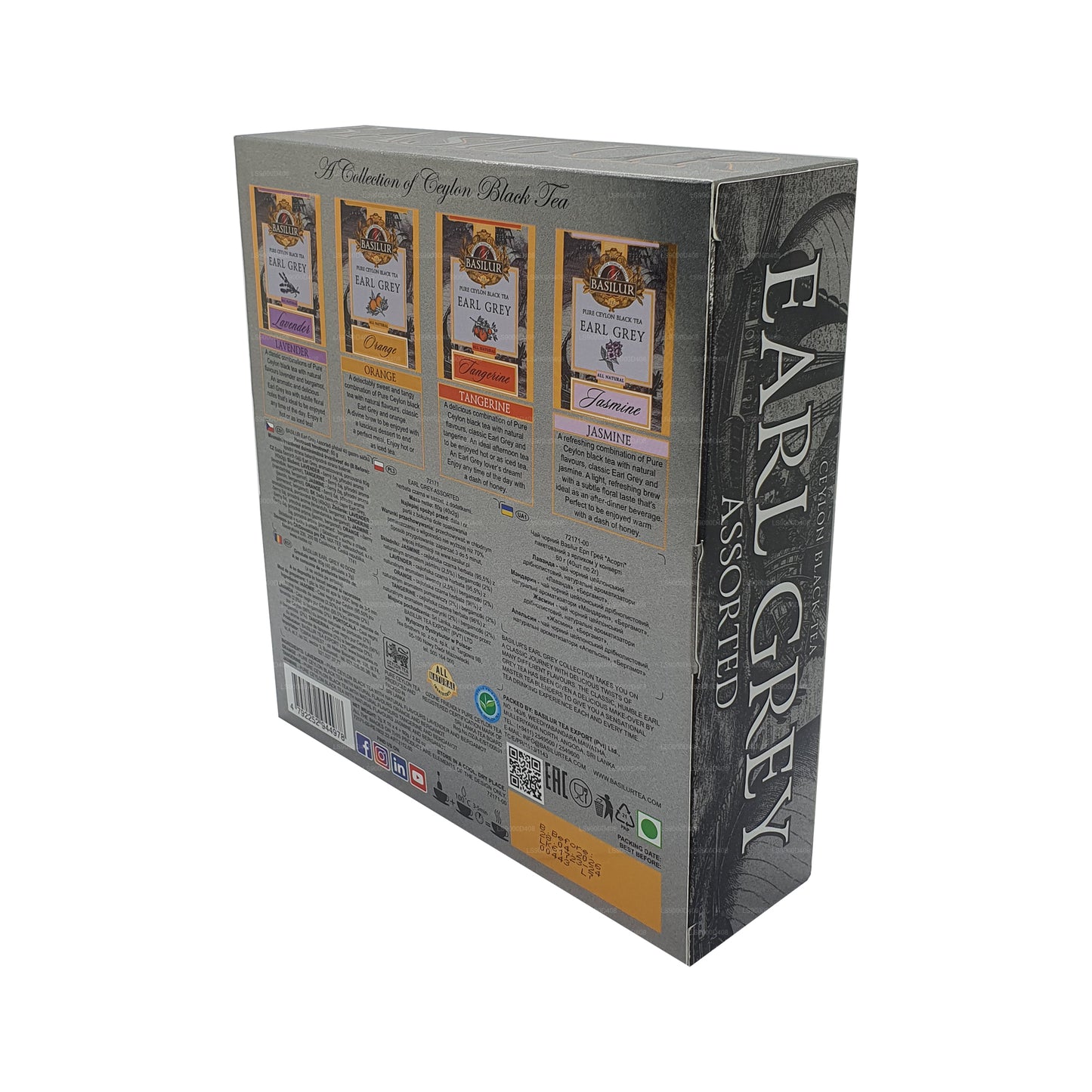 Basilur Earl Grey Koleksiyonu Karışık (80g)