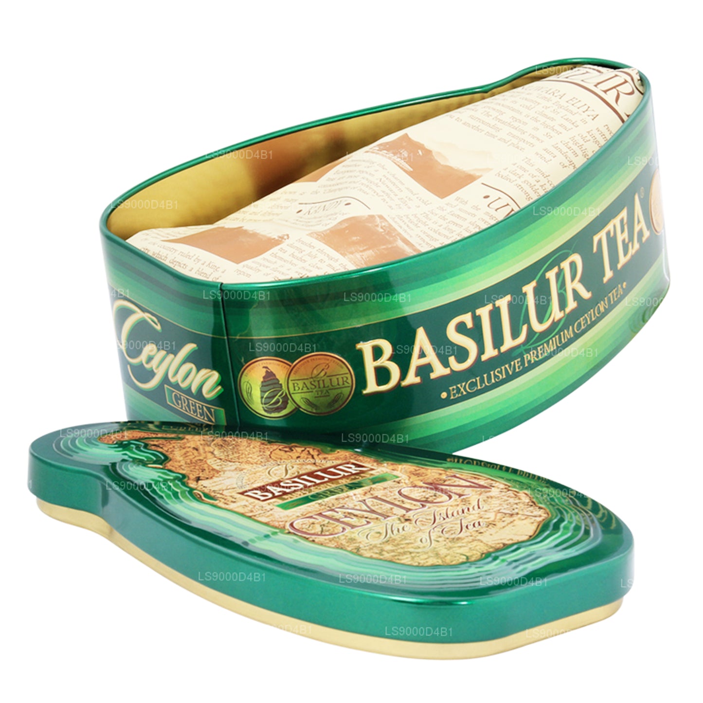 Çay Basilur Adası “Yeşil” (100g) Caddy