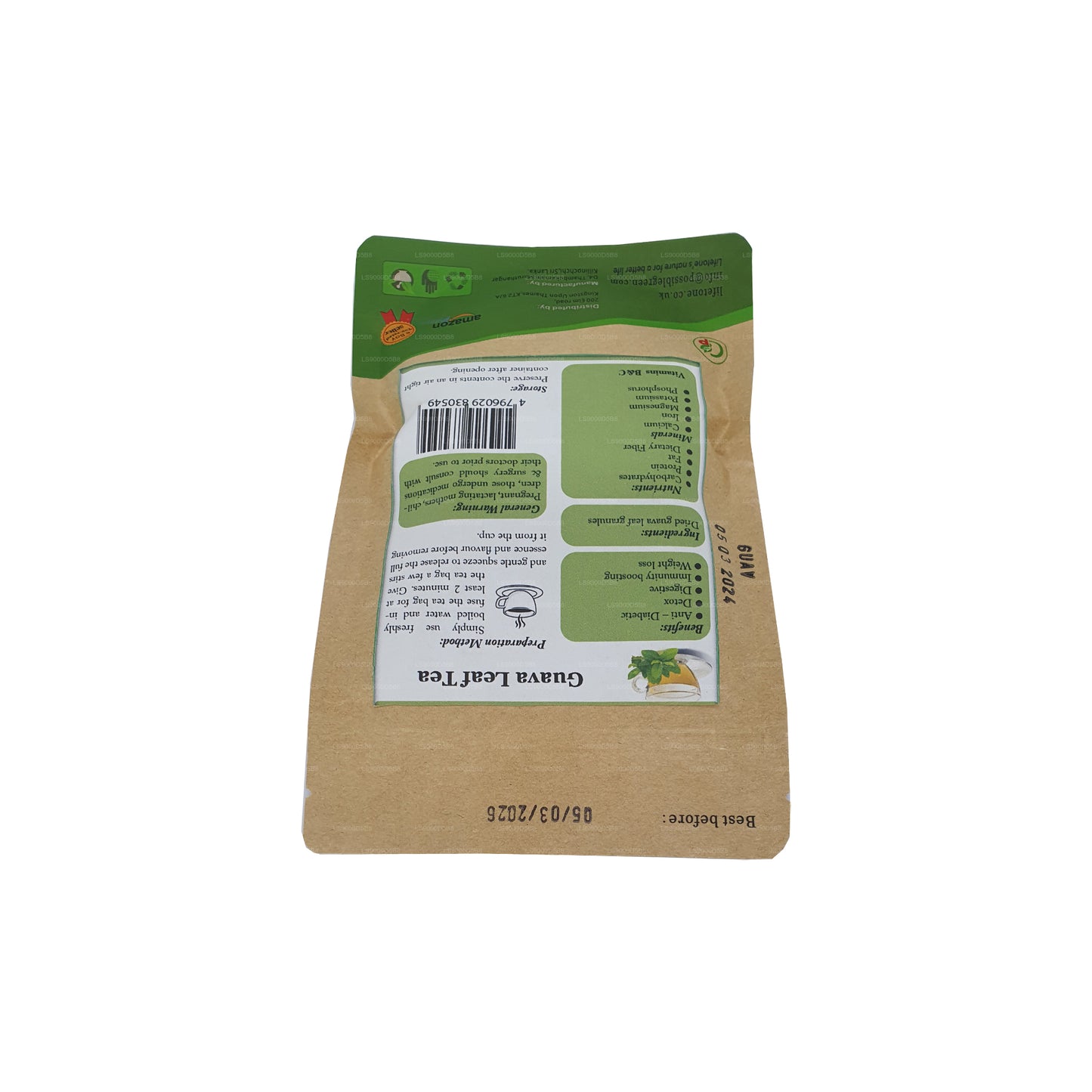 Lifetone Guava Yaprağı Çay (30g)