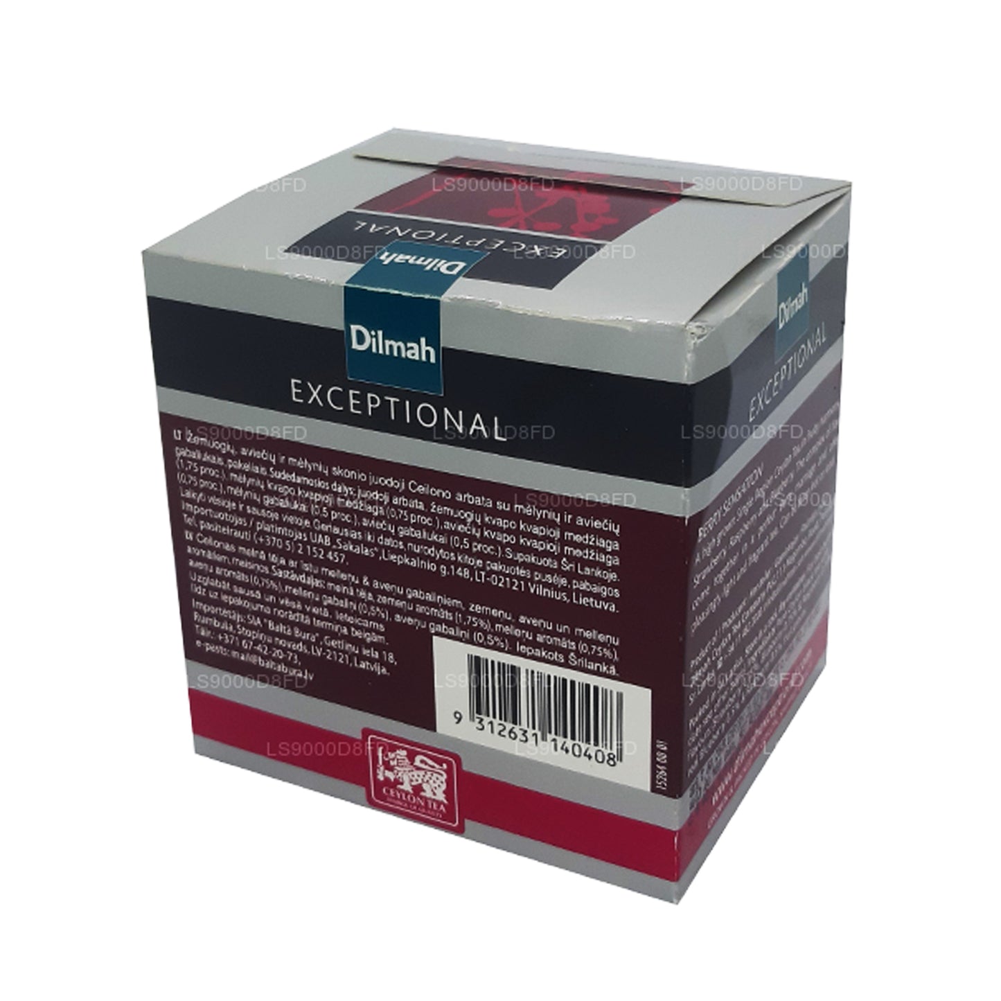 Dilmah Olağanüstü Berry Sensation Gerçek Yaprak Çay (40g) 20 Çay Poşeti