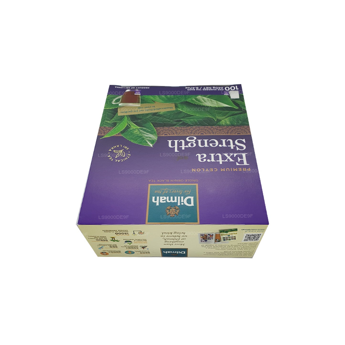 Dilmah Premium Ekstra Mukavemetli Seylan Çayı (240g) 100 Çay Poşeti