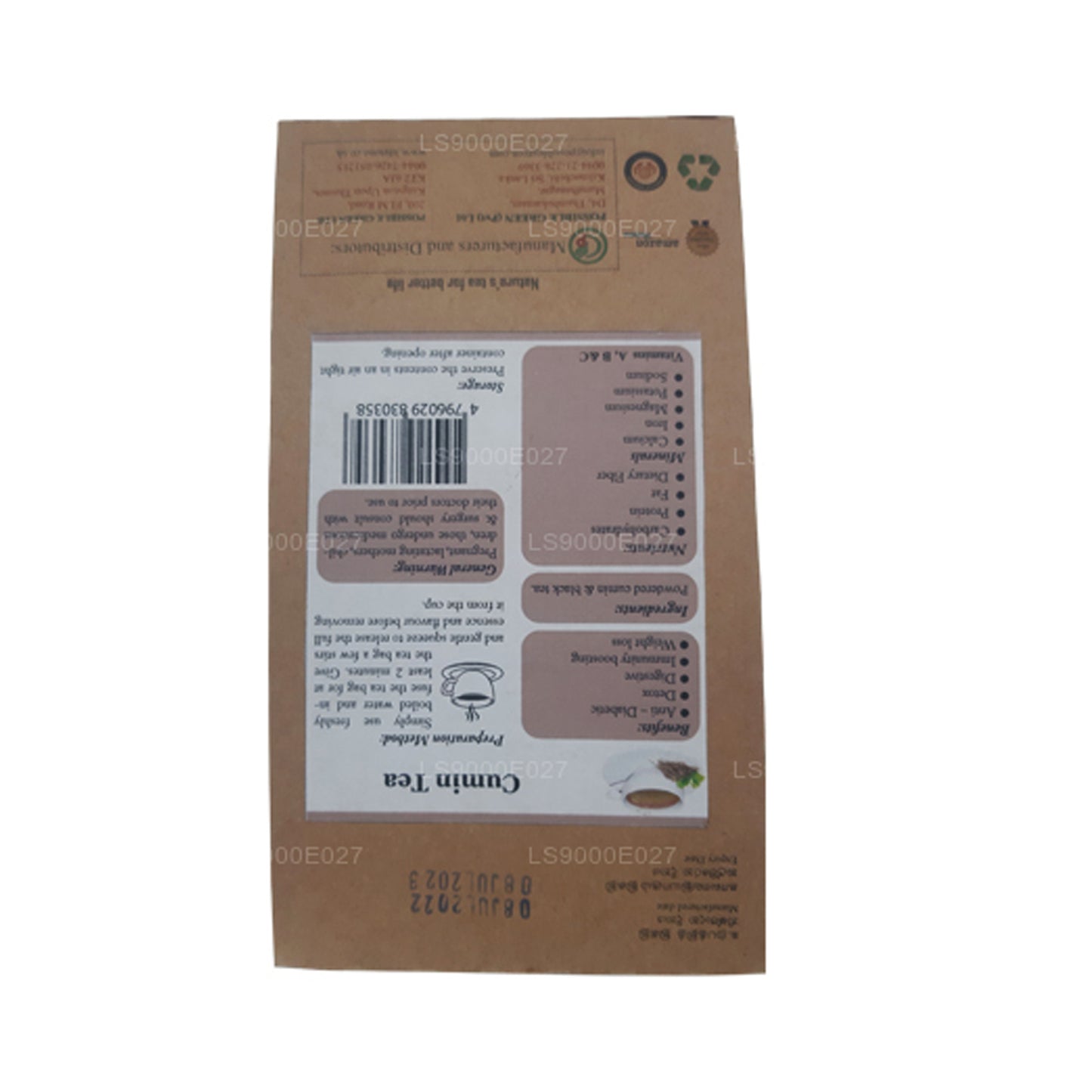 Lifetone Kimyon Çayı (40g) 20 Poşet Çay