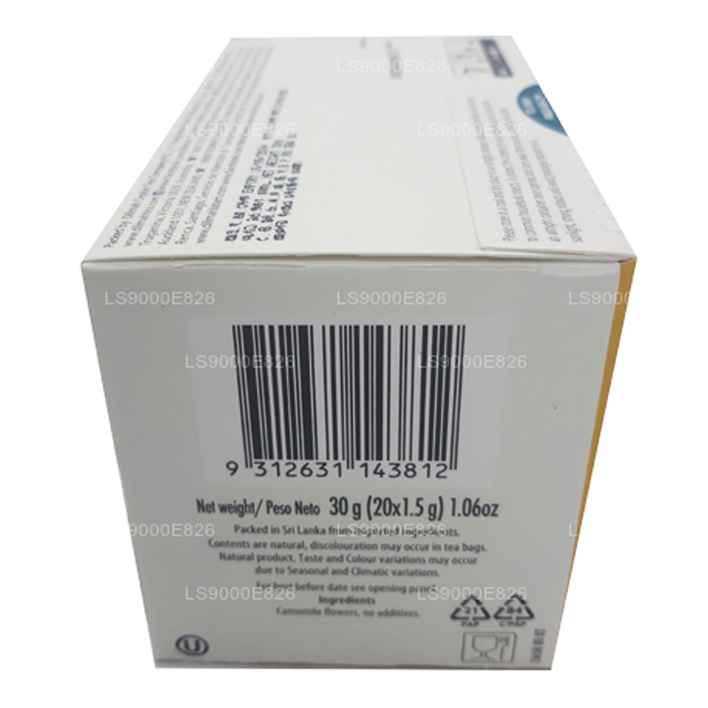 Dilmah Saf Papatya Çiçekleri (30g) 20 Poşet Çay