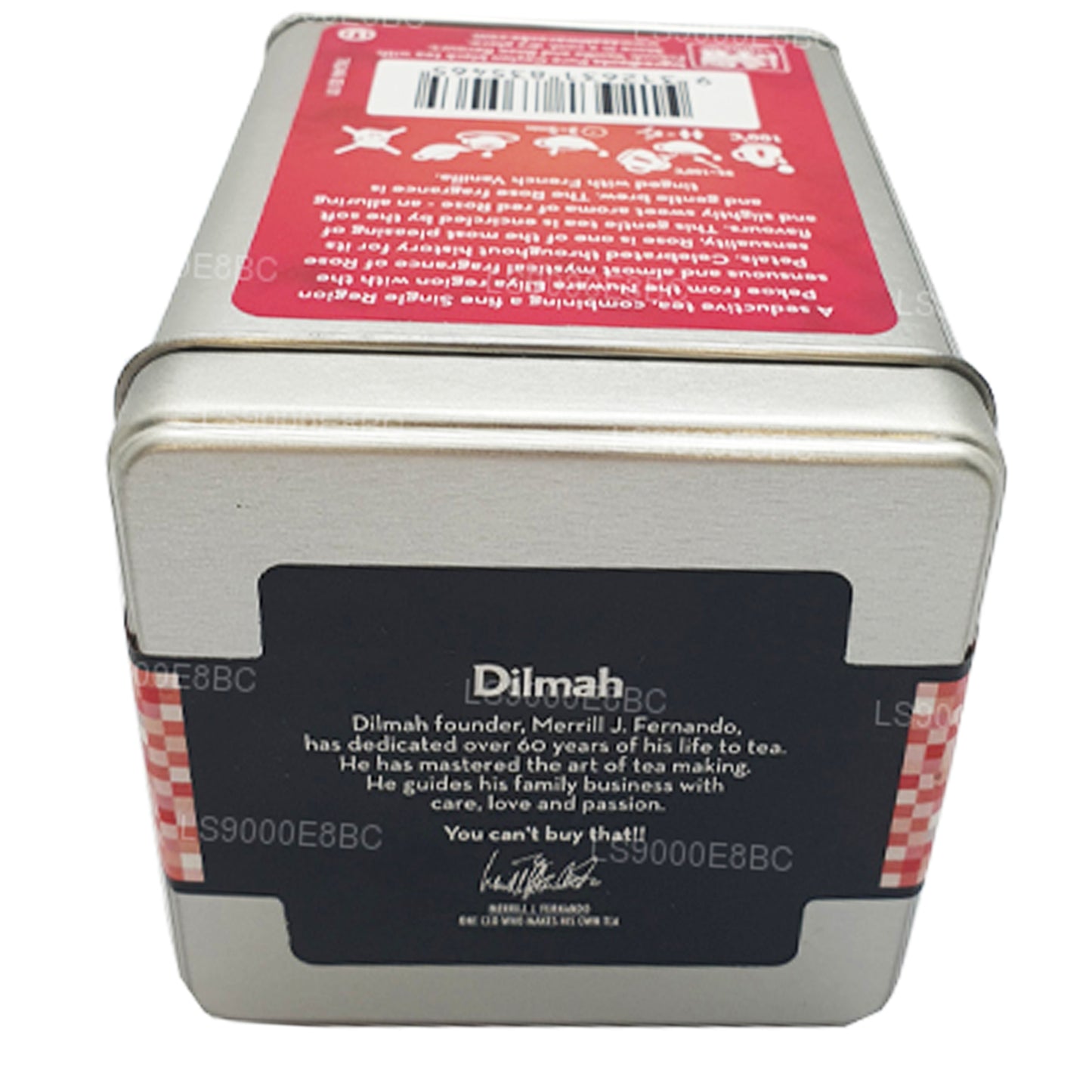 Dilmah T Serisi Fransız Vanilyalı Gevşek Yapraklı Gül Çayı (100g)