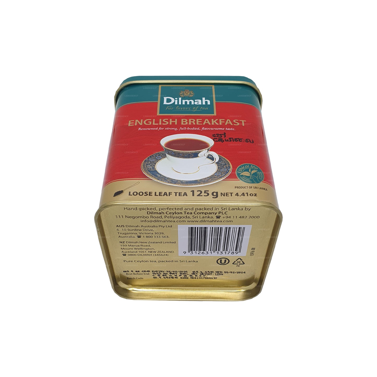 Dilmah İngiliz Kahvaltısı Gevşek Yapraklı Çay (125g)