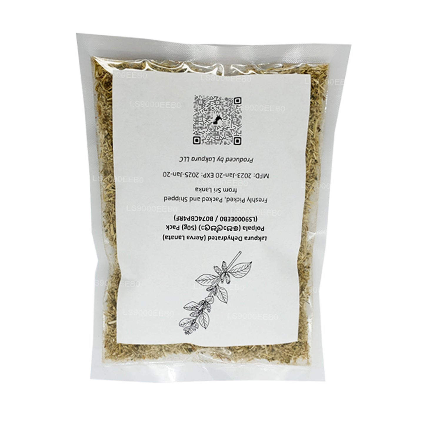 Lakpura Susuz (Aerva Lanata) Polpala (100g) Paketi
