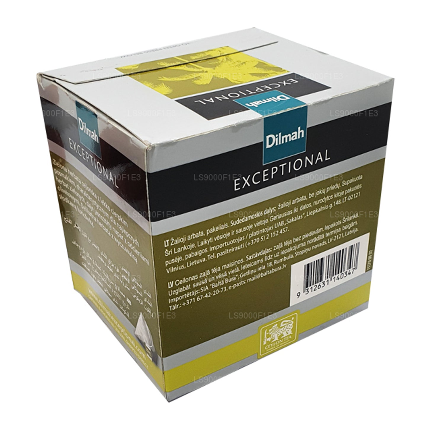 Dilmah Olağanüstü Seylan Yeşil Çay (40g) 20 Çay Poşeti