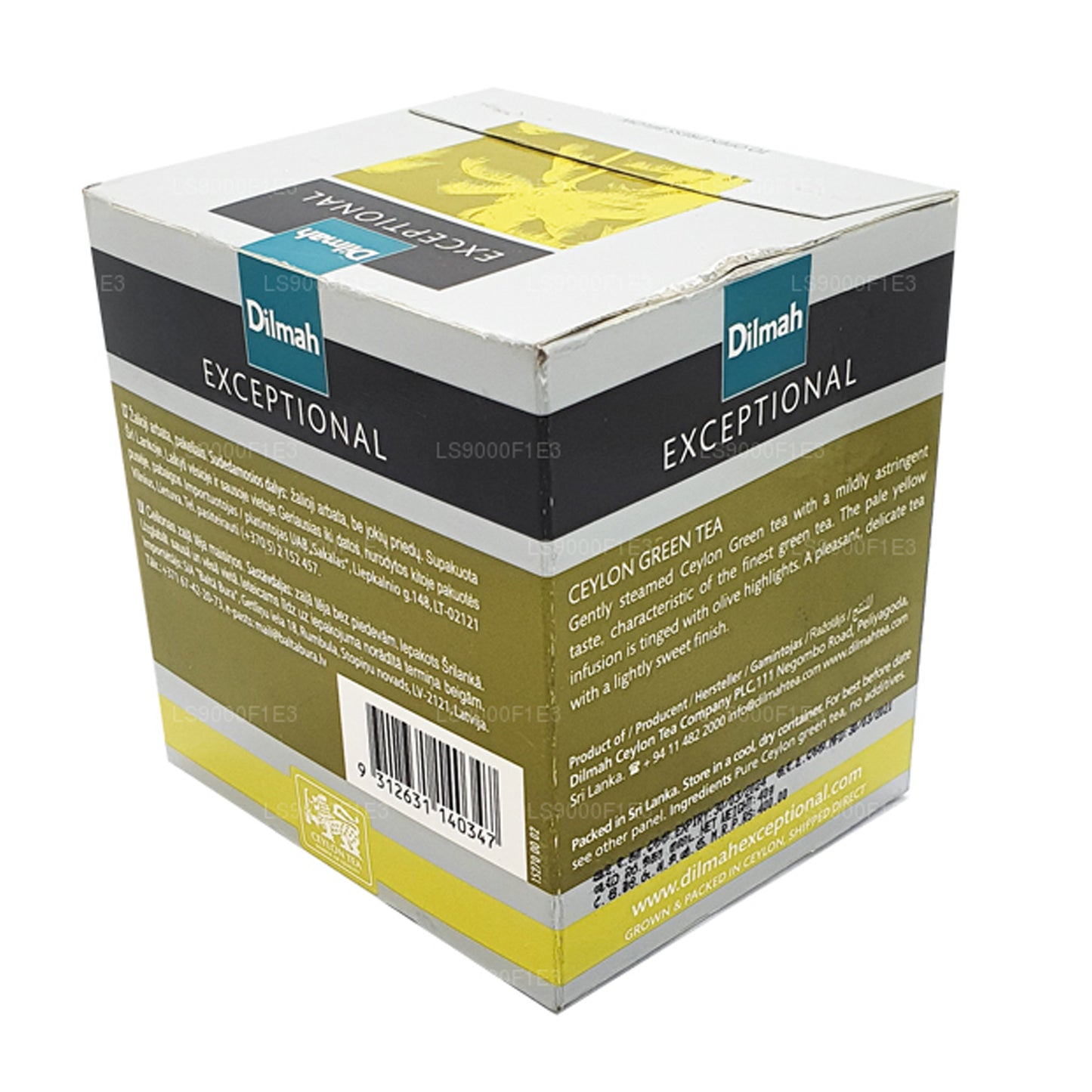 Dilmah Olağanüstü Seylan Yeşil Çay (40g) 20 Çay Poşeti