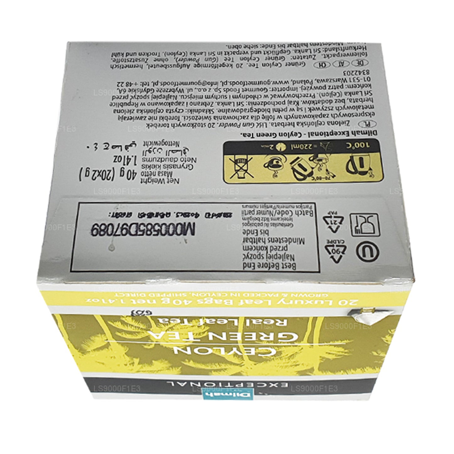 Dilmah Olağanüstü Seylan Yeşil Çay (40g) 20 Çay Poşeti
