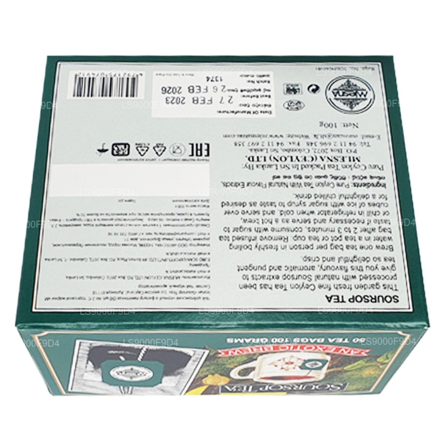 Mlesna Soursop Çay 'Egzotik Bira' 50 Çay Poşeti (100g)