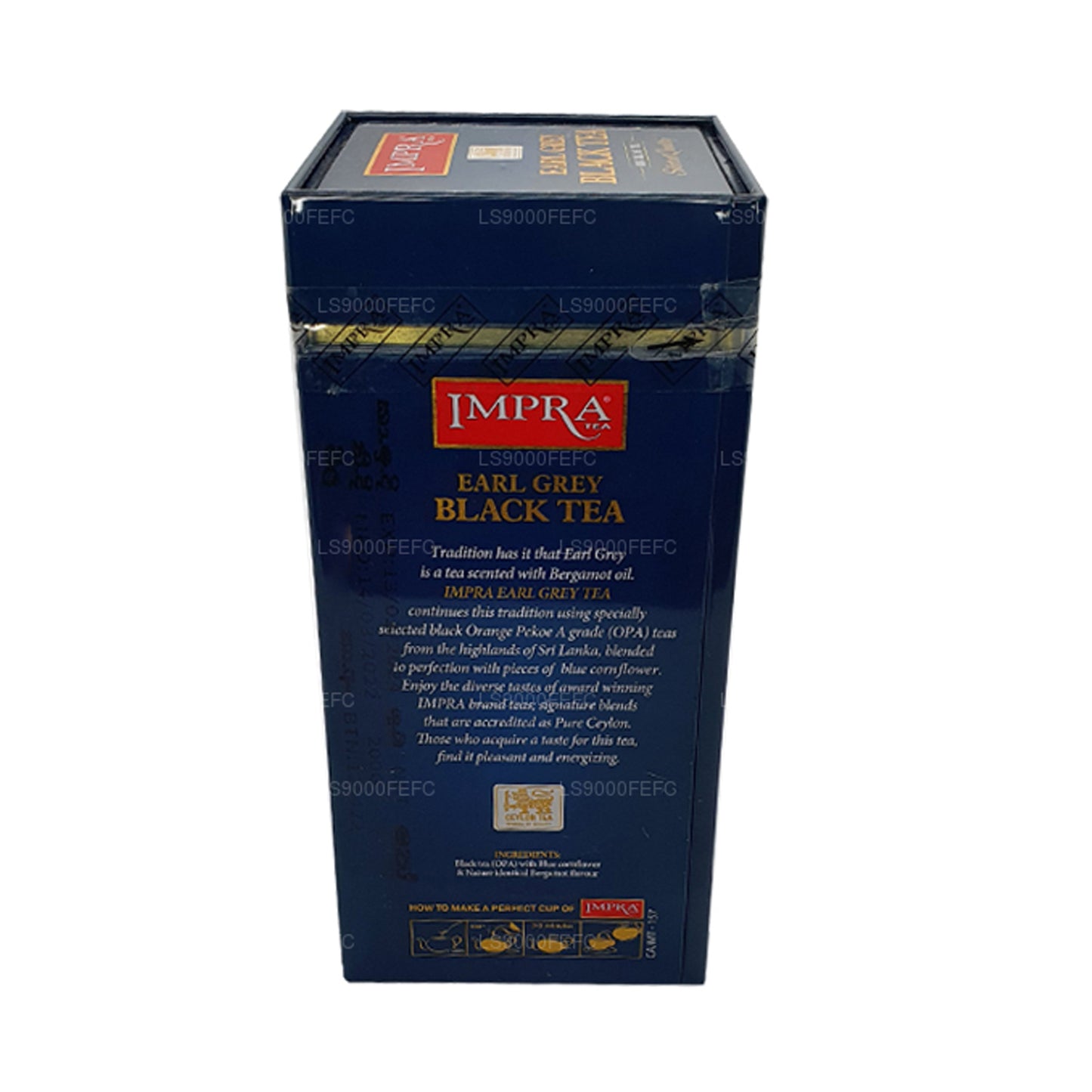 Impra Earl Grey Büyük Yaprak (200g) Et Caddy