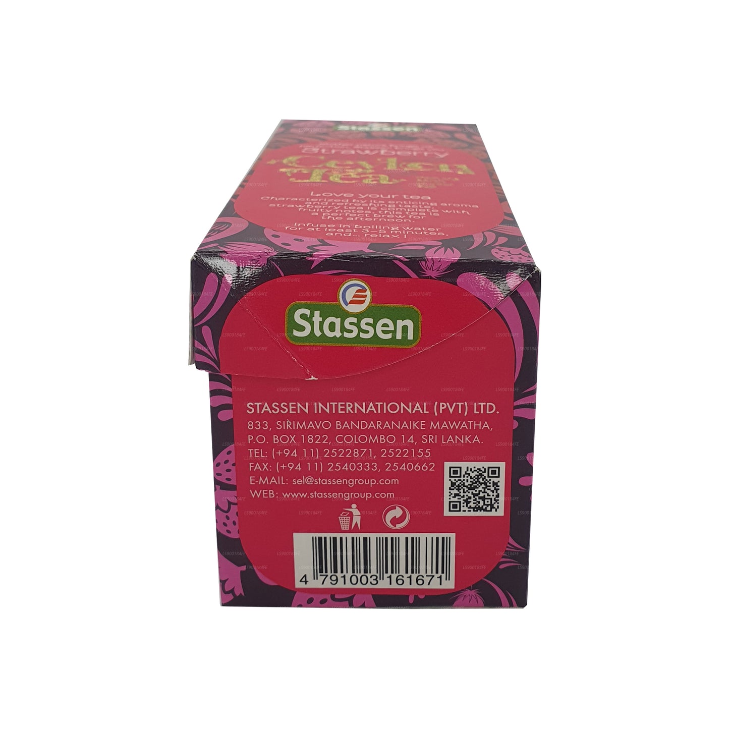 Stassen Çilek Çayı (37.5g) 25 Çay Poşeti