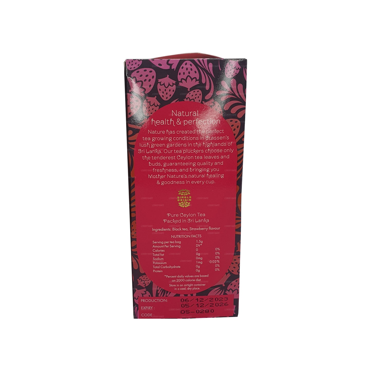Stassen Çilek Çayı (37.5g) 25 Çay Poşeti