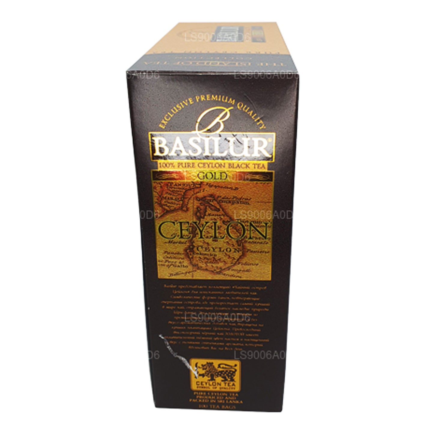 Basilur Island of Gold Exclusive Premium Kalite Seylan Siyah Çay (200g) 100 Çay Poşeti