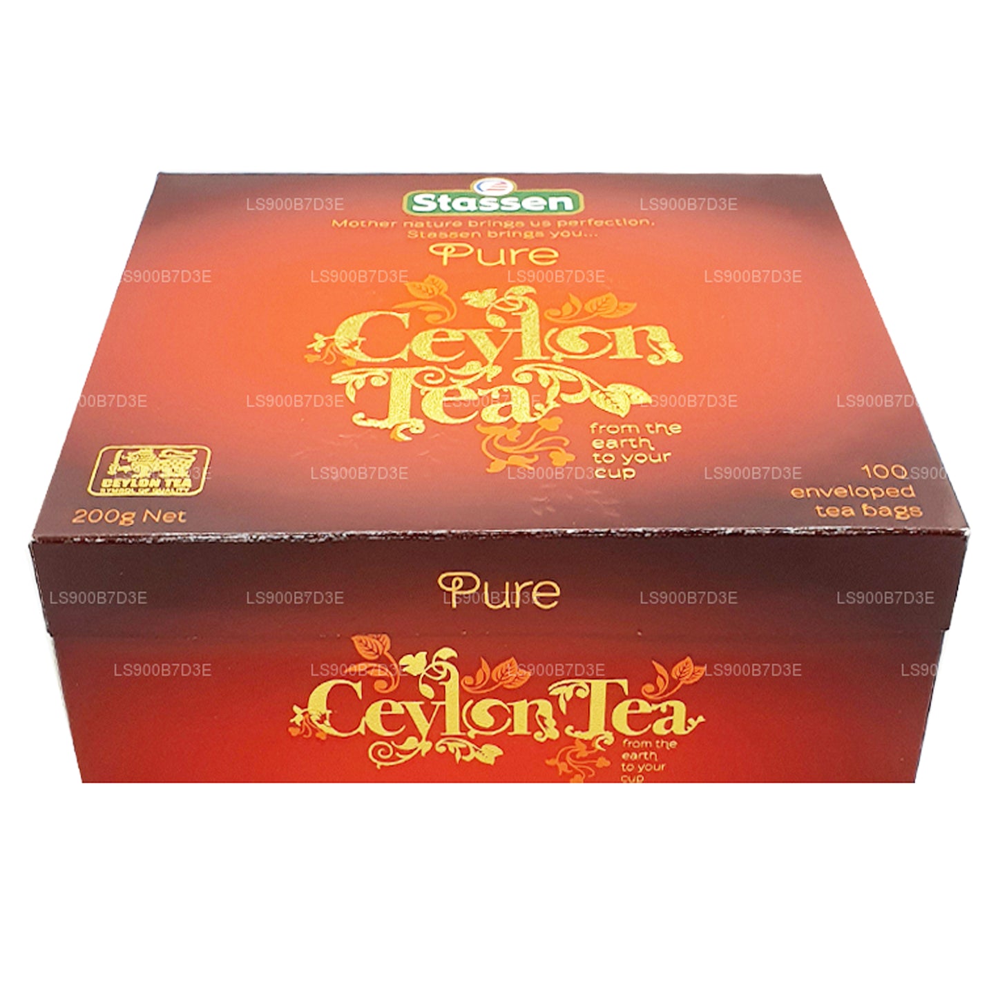 Stassen Saf Seylan Siyah Çay (200g) 100 Çay Poşetleri