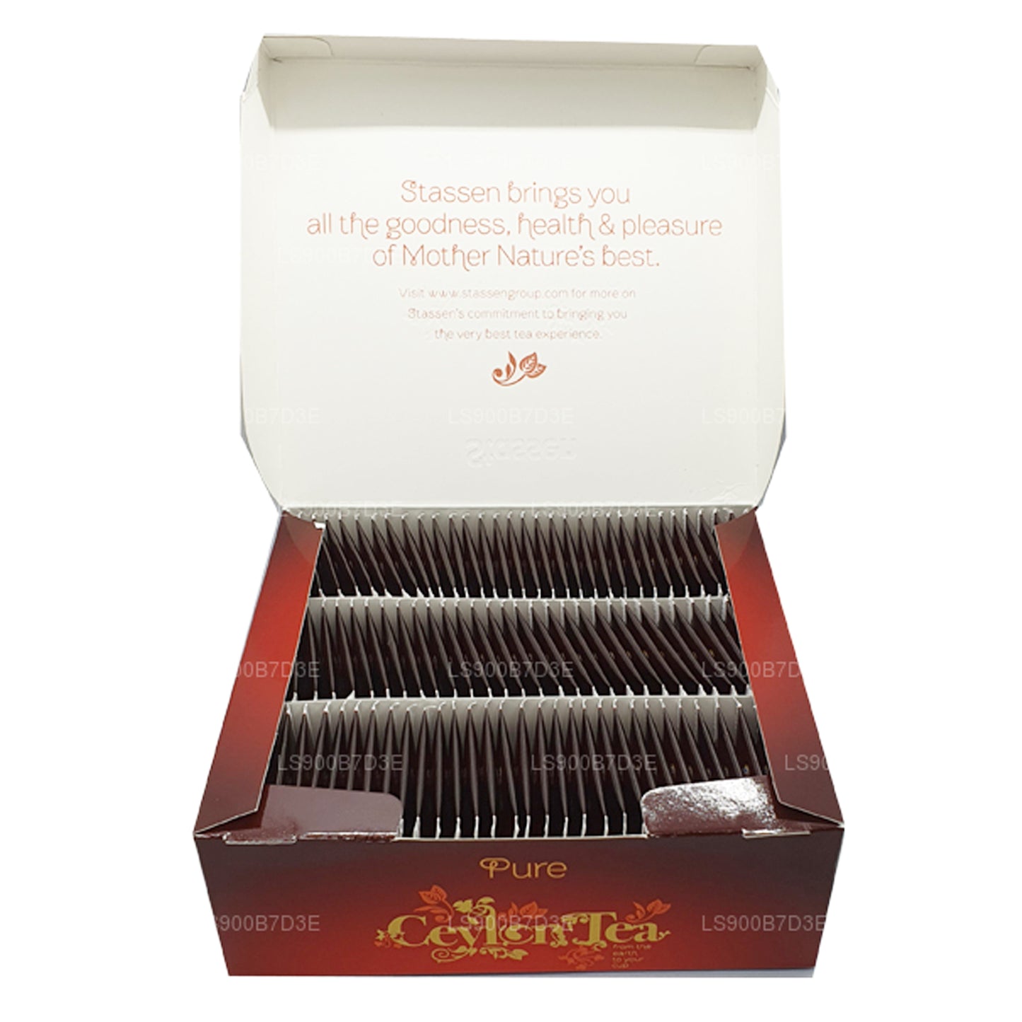 Stassen Saf Seylan Siyah Çay (200g) 100 Çay Poşetleri
