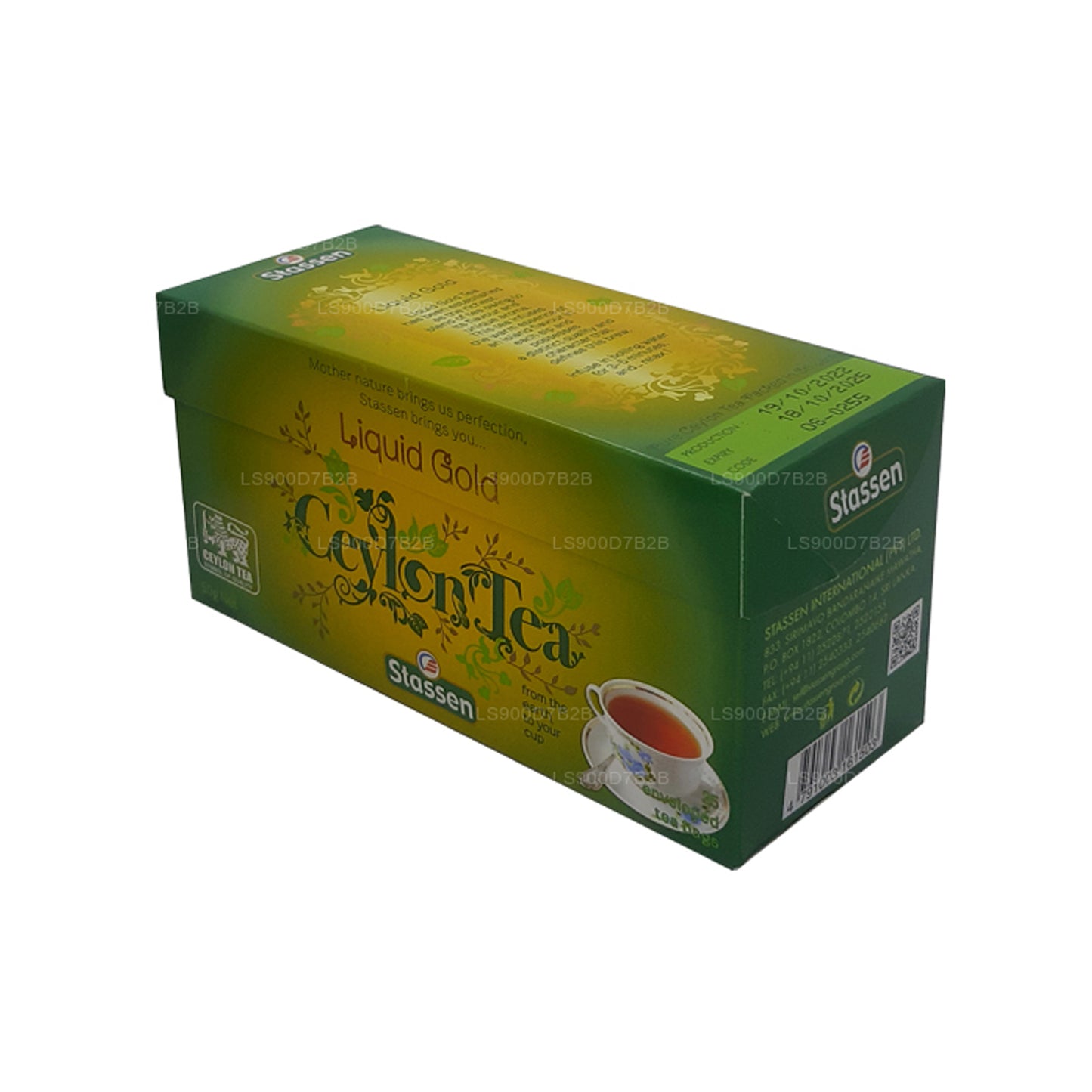 Stassen Sıvı Altın Çay (50g) 25 Çay Poşetleri