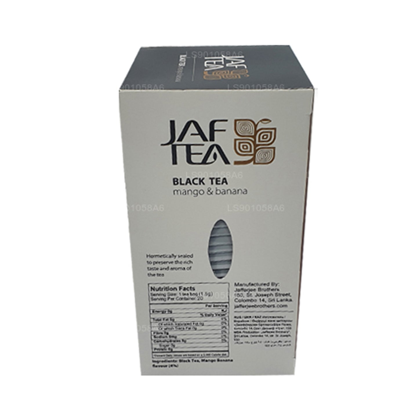 Jaf Çay Saf Meyveler Koleksiyonu Siyah Çay Mango Muz (30g) 20 Çay Poşeti