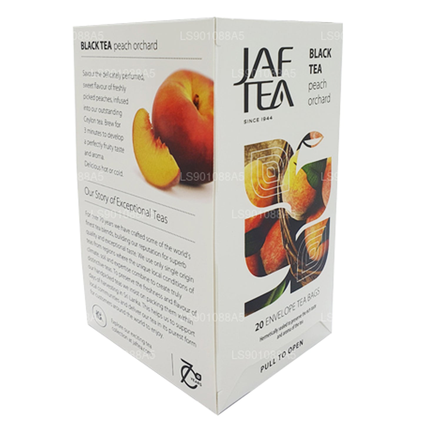 Jaf Tea Pure Fruits Collection Siyah Çay Şeftali Bahçesi (30g) 20 Çay Poşeti