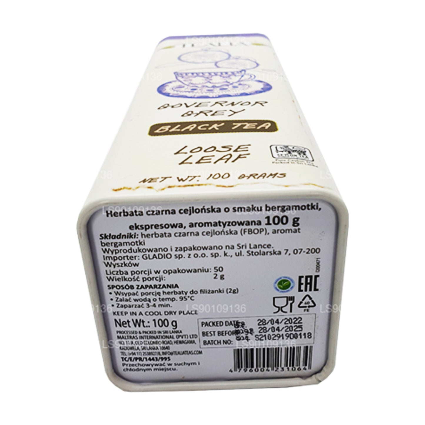 Tealia Valisi Gri Gevşek Yaprak (100g)