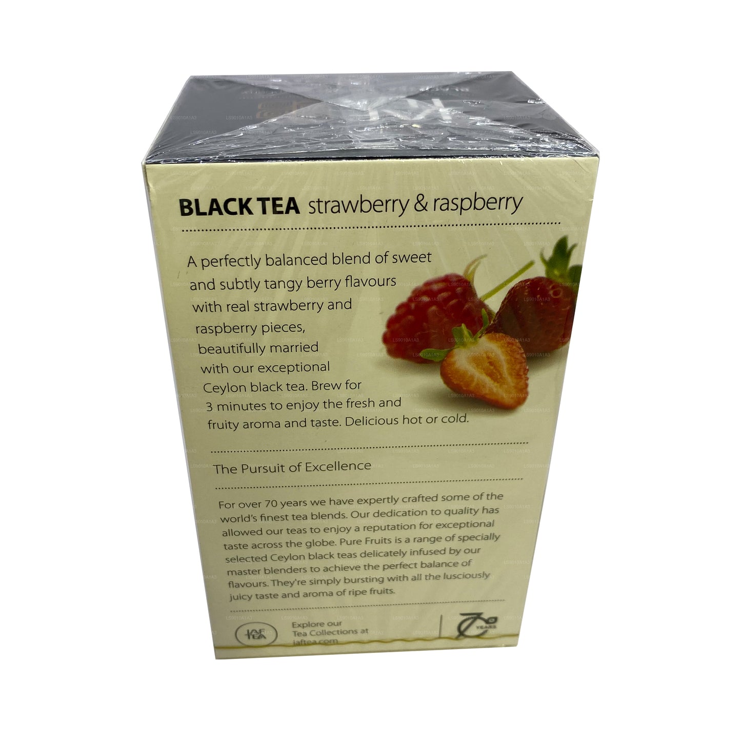 Jaf Tea Pure Fruits Collection Siyah Çay Çilek ve Ahududu (30g) 20 Çay Poşeti