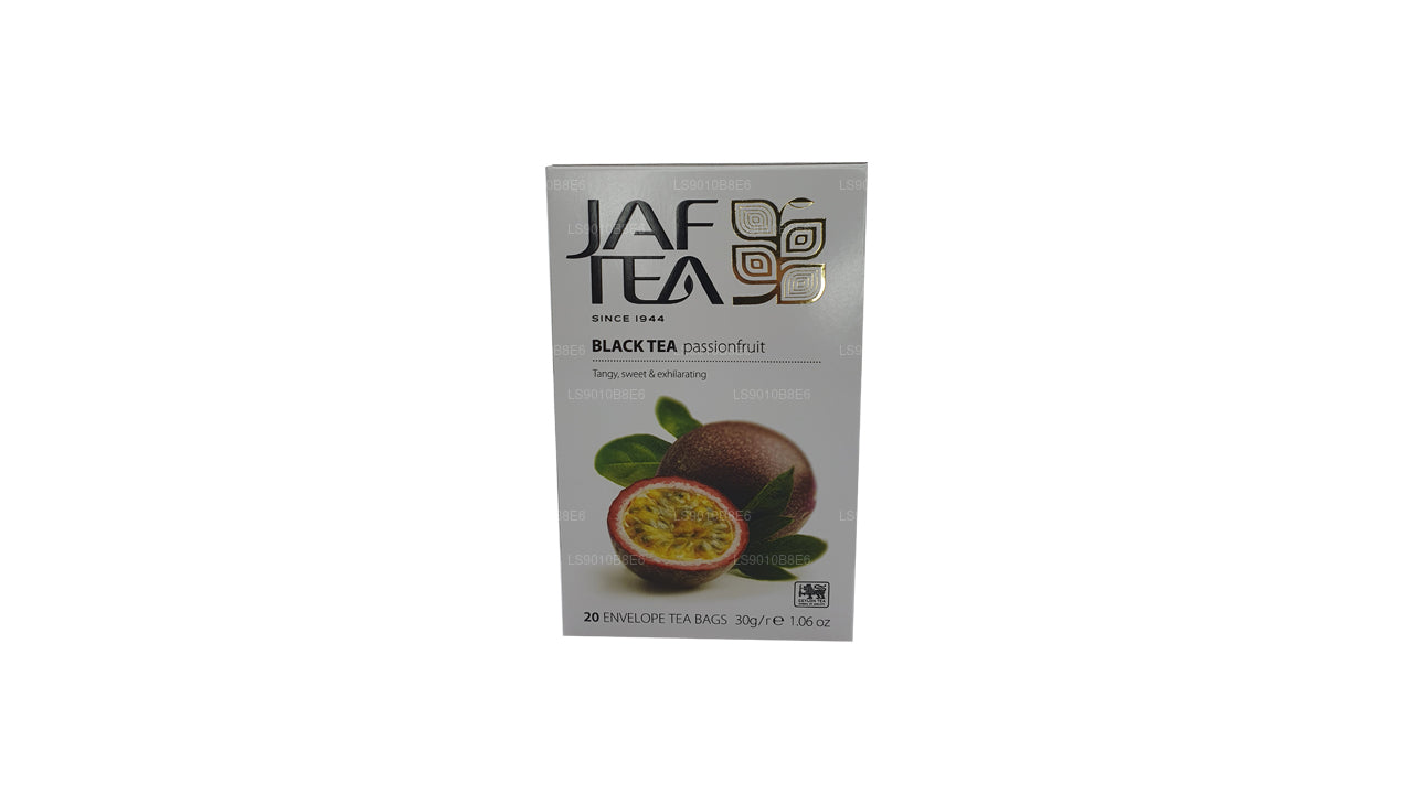 Jaf Tea Pure Fruits Collection Siyah Çay Passionfruit Folyo Zarflı Çay Poşetleri (30g)