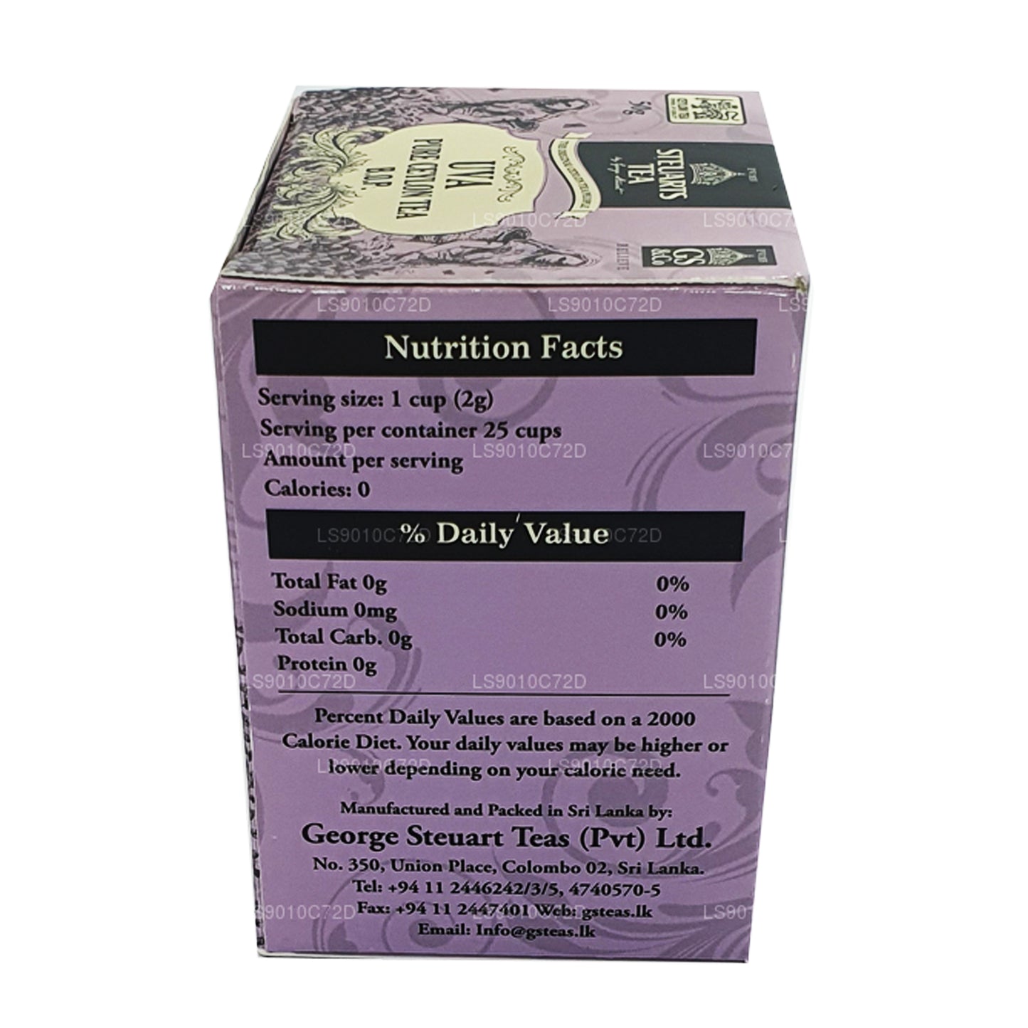 George Steuart Uva BOP Yaprak Çay (50g)