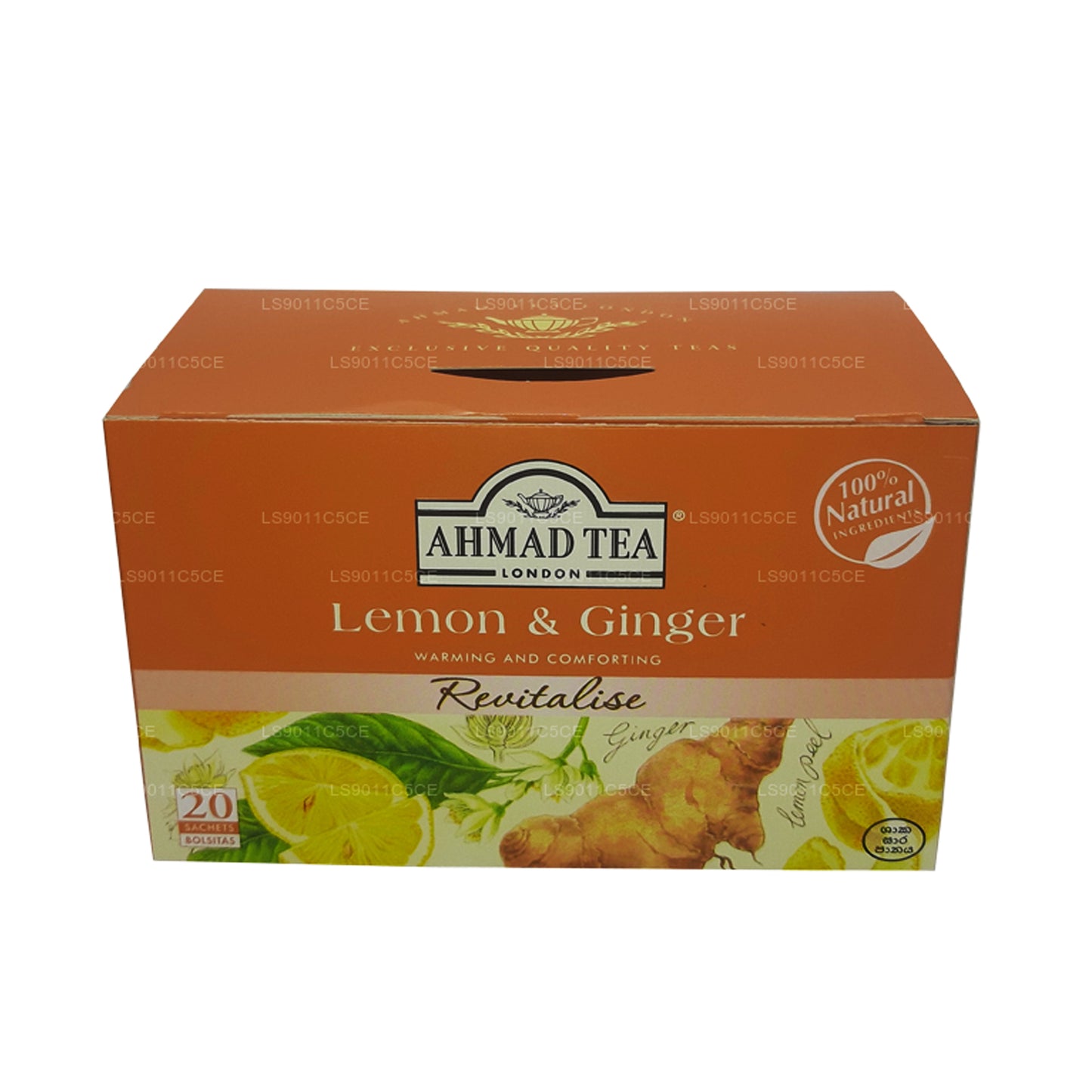 Ahmad Limon ve Zencefil Çayı (40g) 20 Folyo Çay Poşeti