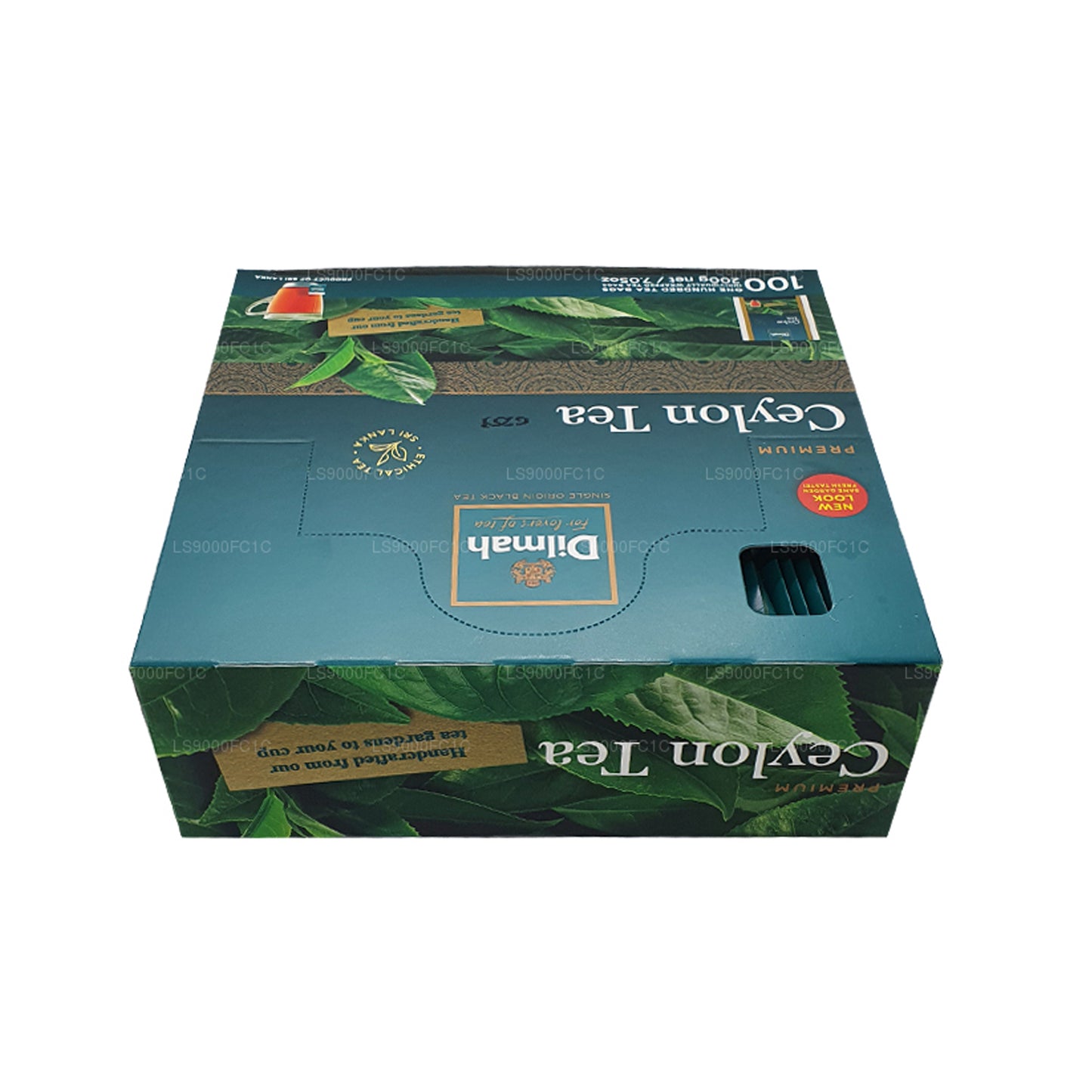 Dilmah Premium Seylan Çayı, Bireysel Sarılmış 100 Çay Poşeti (200g)