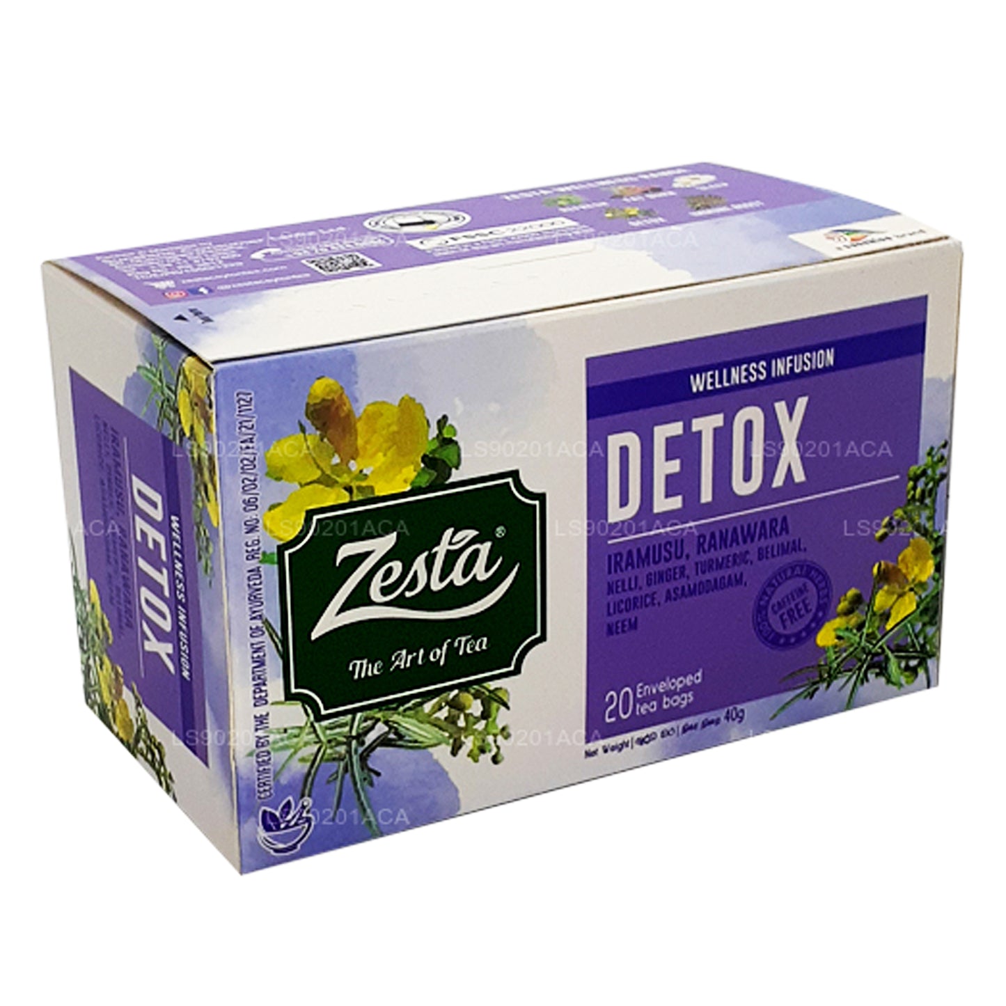 Zesta Detox Iramusu, Ranawara (40g) 20 Çay Poşeti
