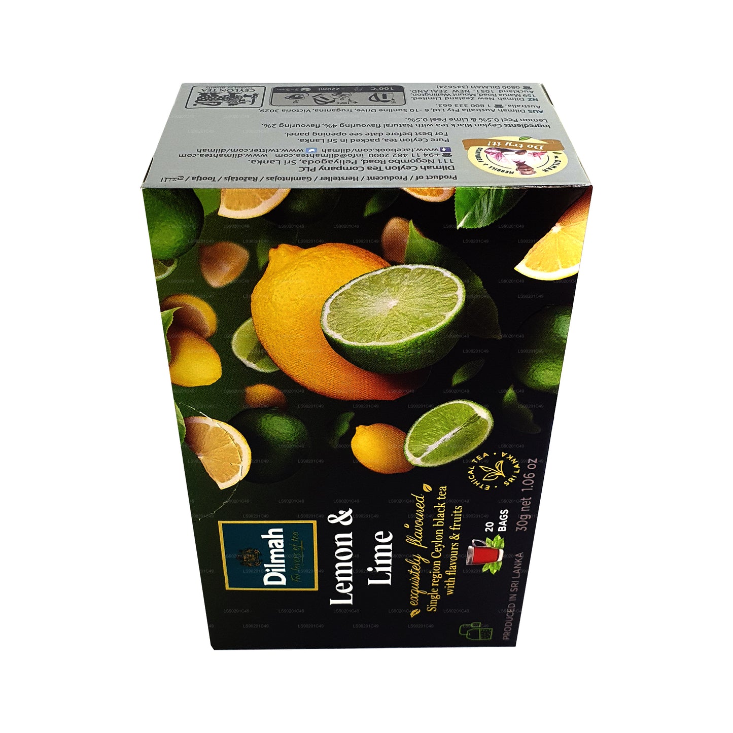Dilmah Limon Aromalı Çay (30g) 20 Çay Poşeti
